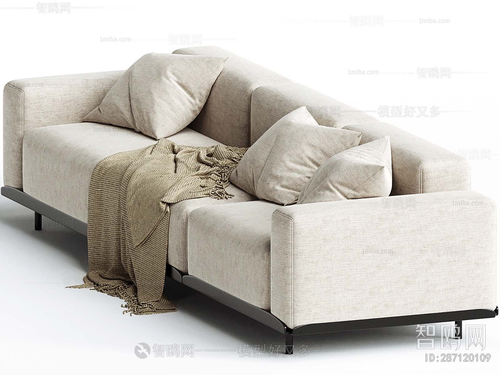 Modern Multi Person Sofa