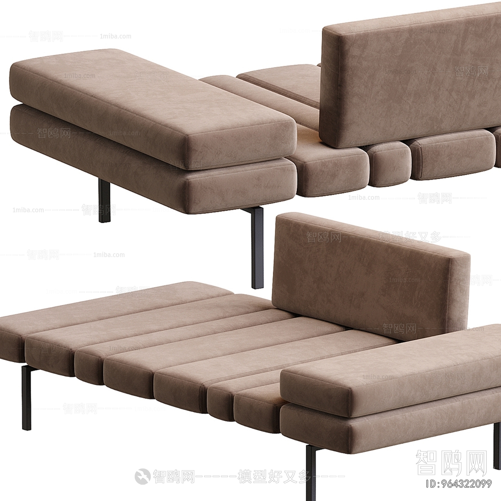 Modern Multi Person Sofa