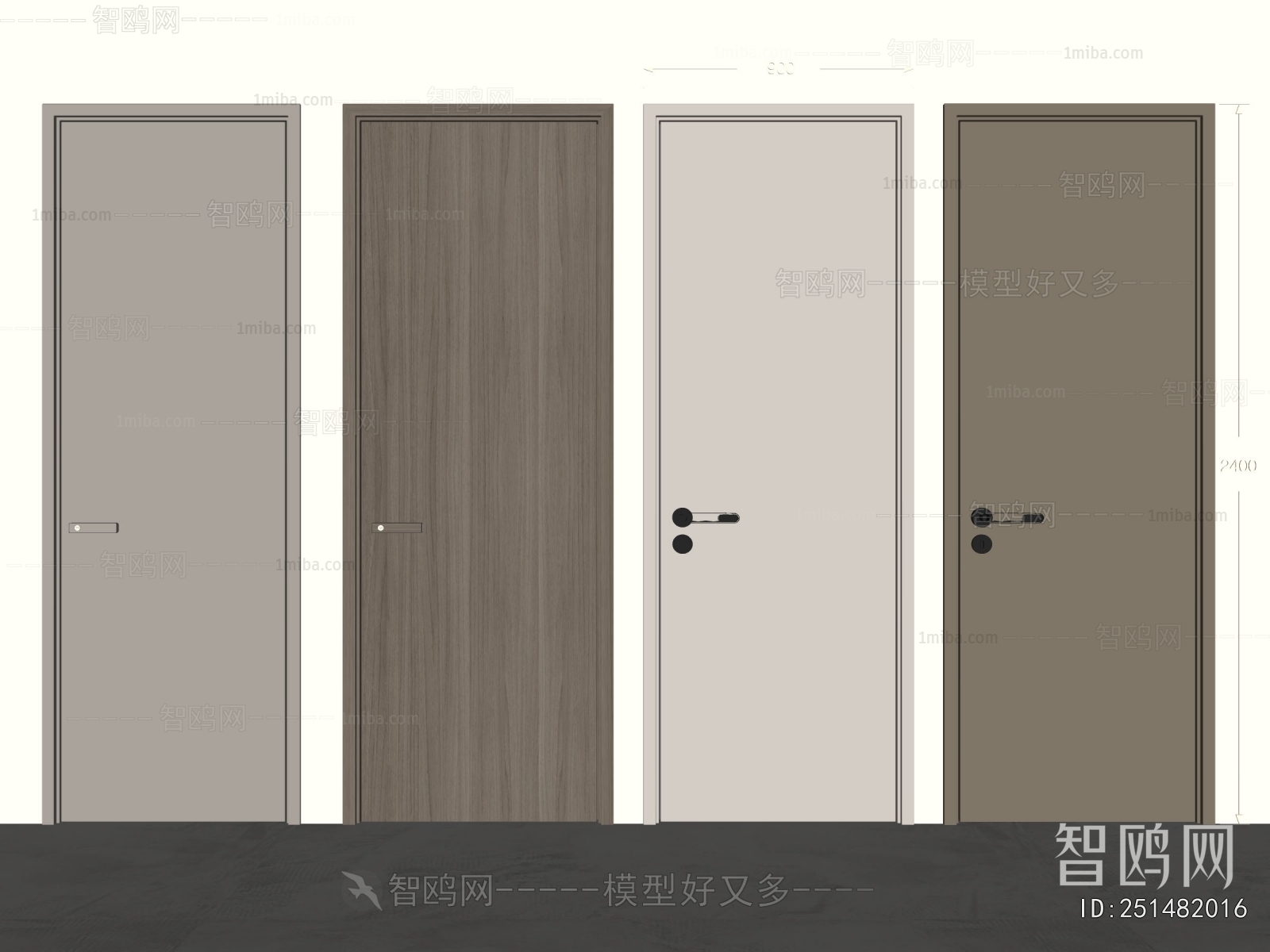 Modern Single Door