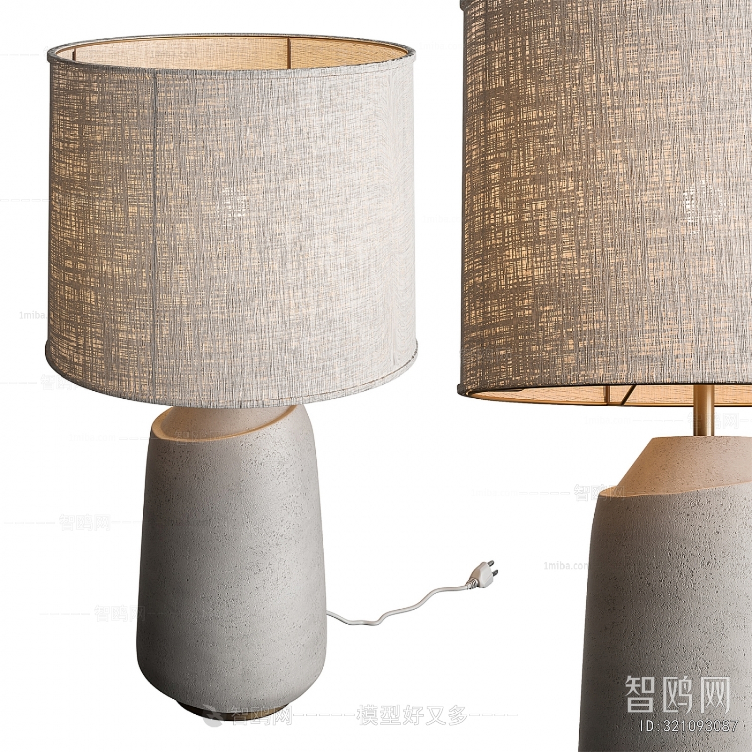 Wabi-sabi Style Table Lamp