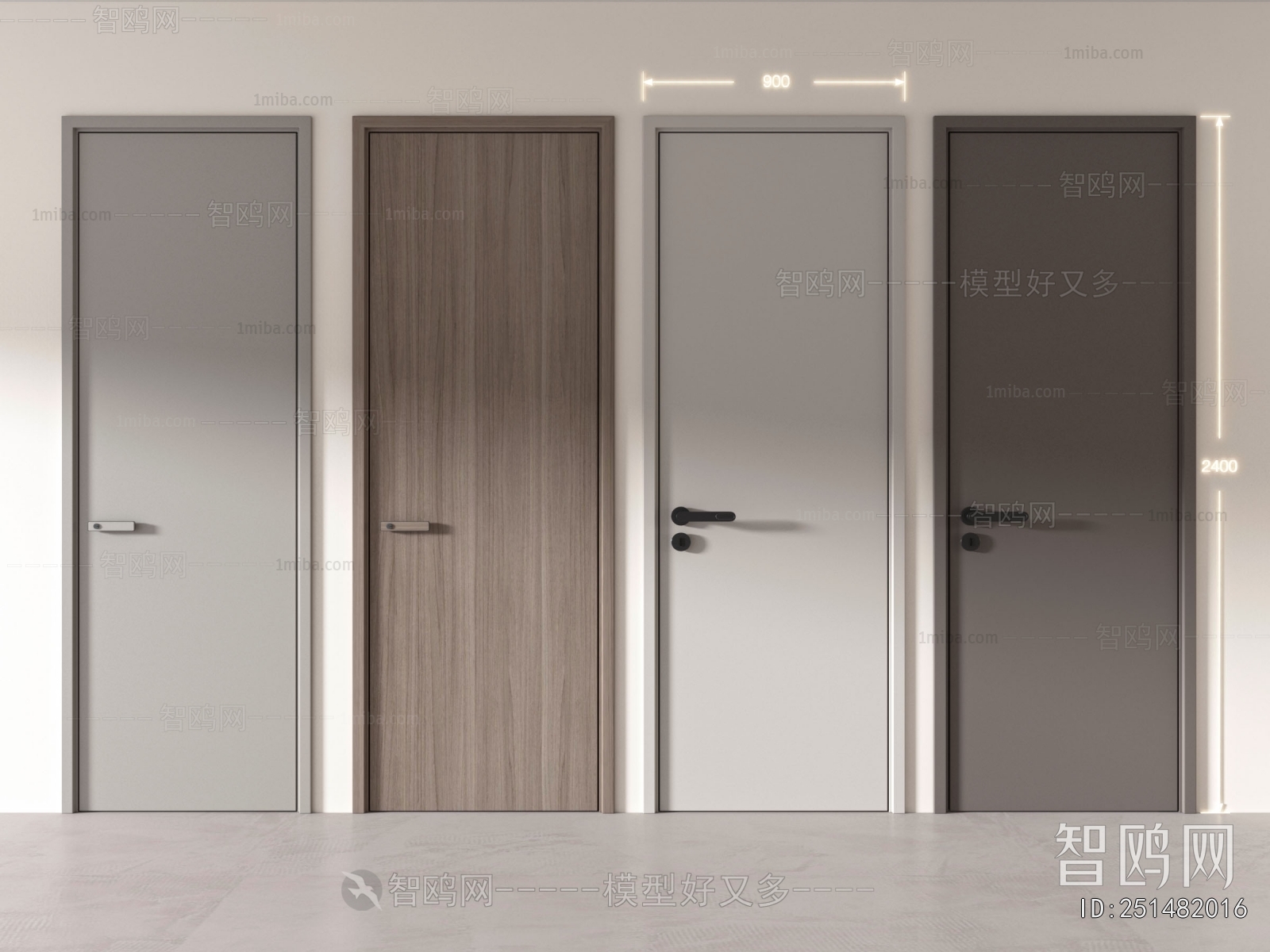 Modern Single Door