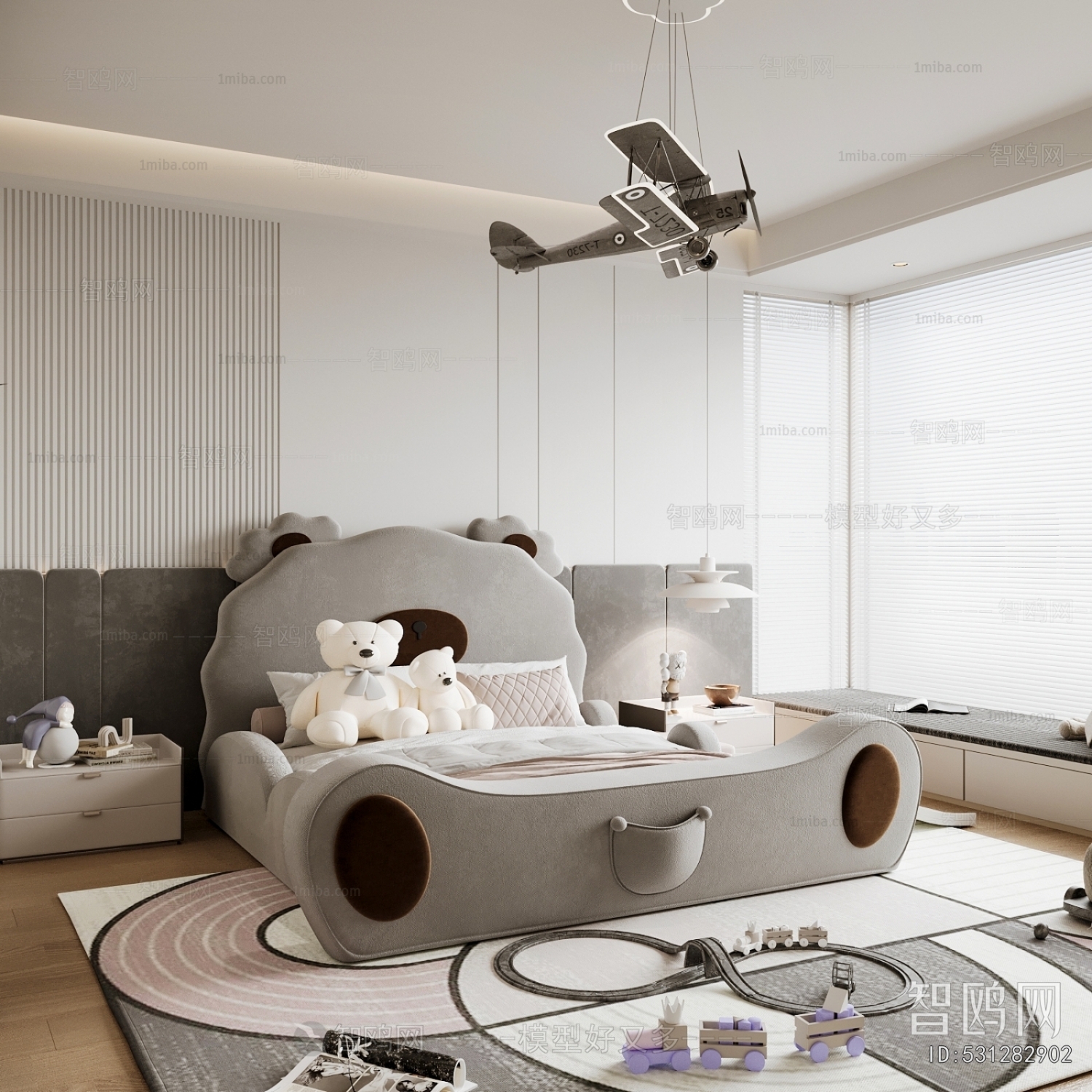 Modern Boy's Room And Son's Room