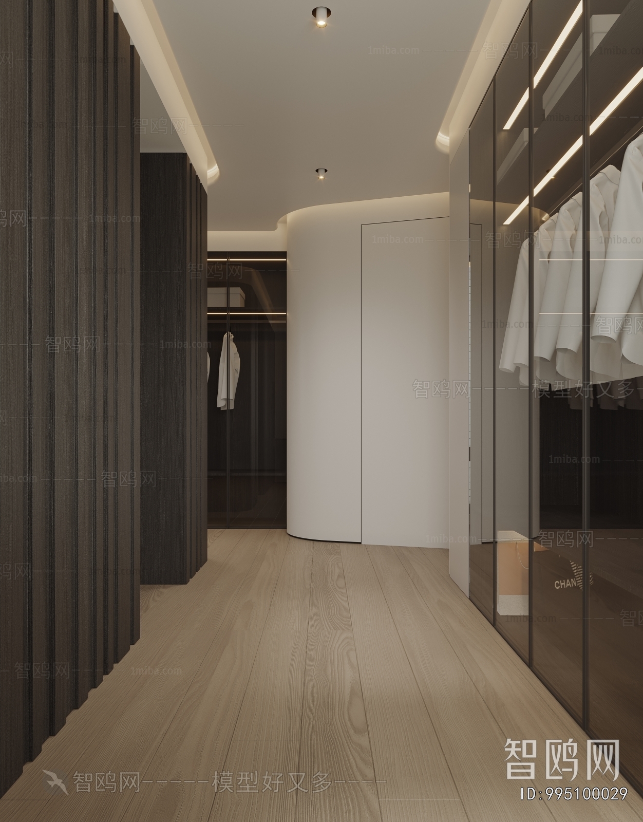 Modern Clothes Storage Area