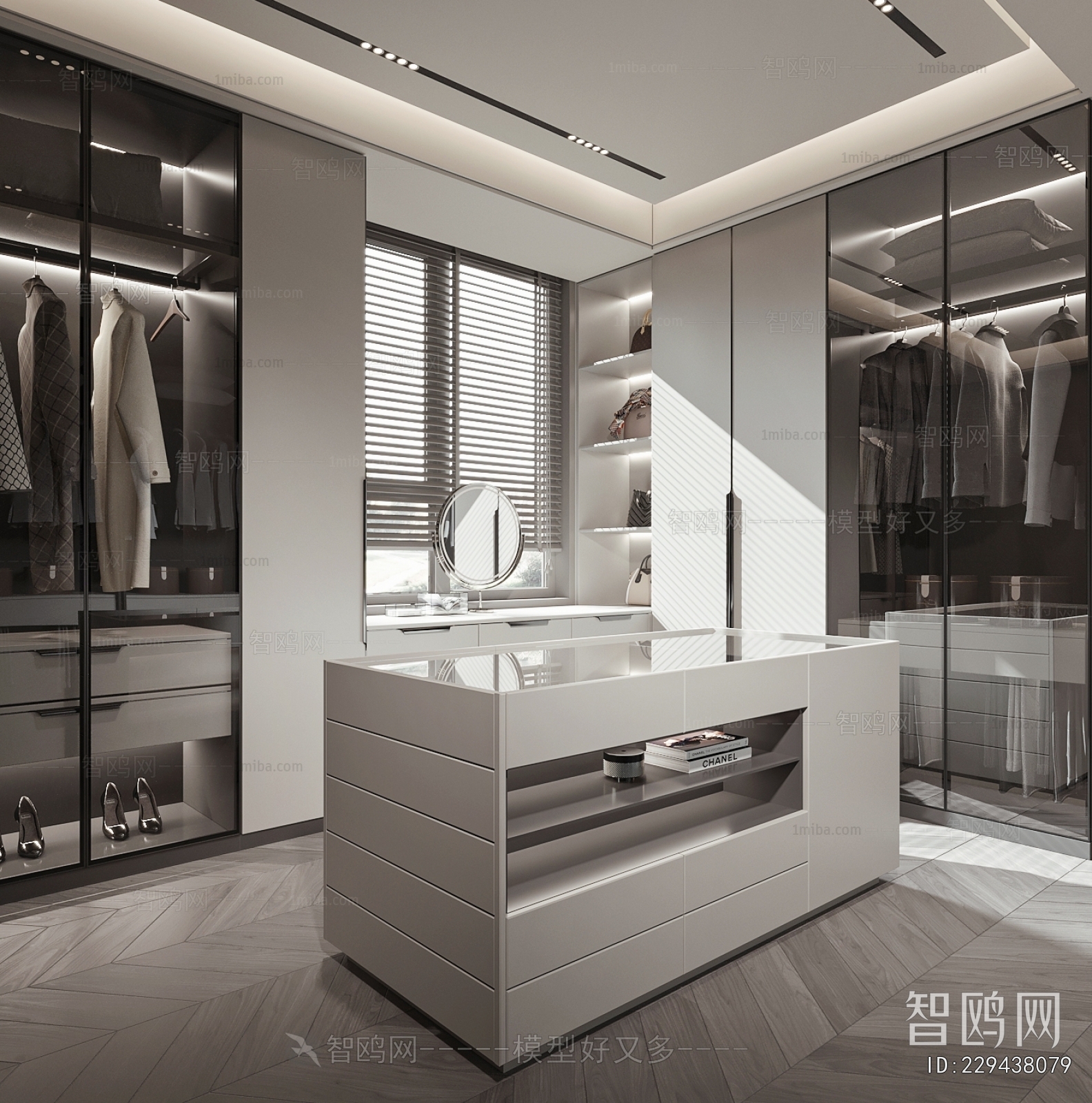 Modern Clothes Storage Area