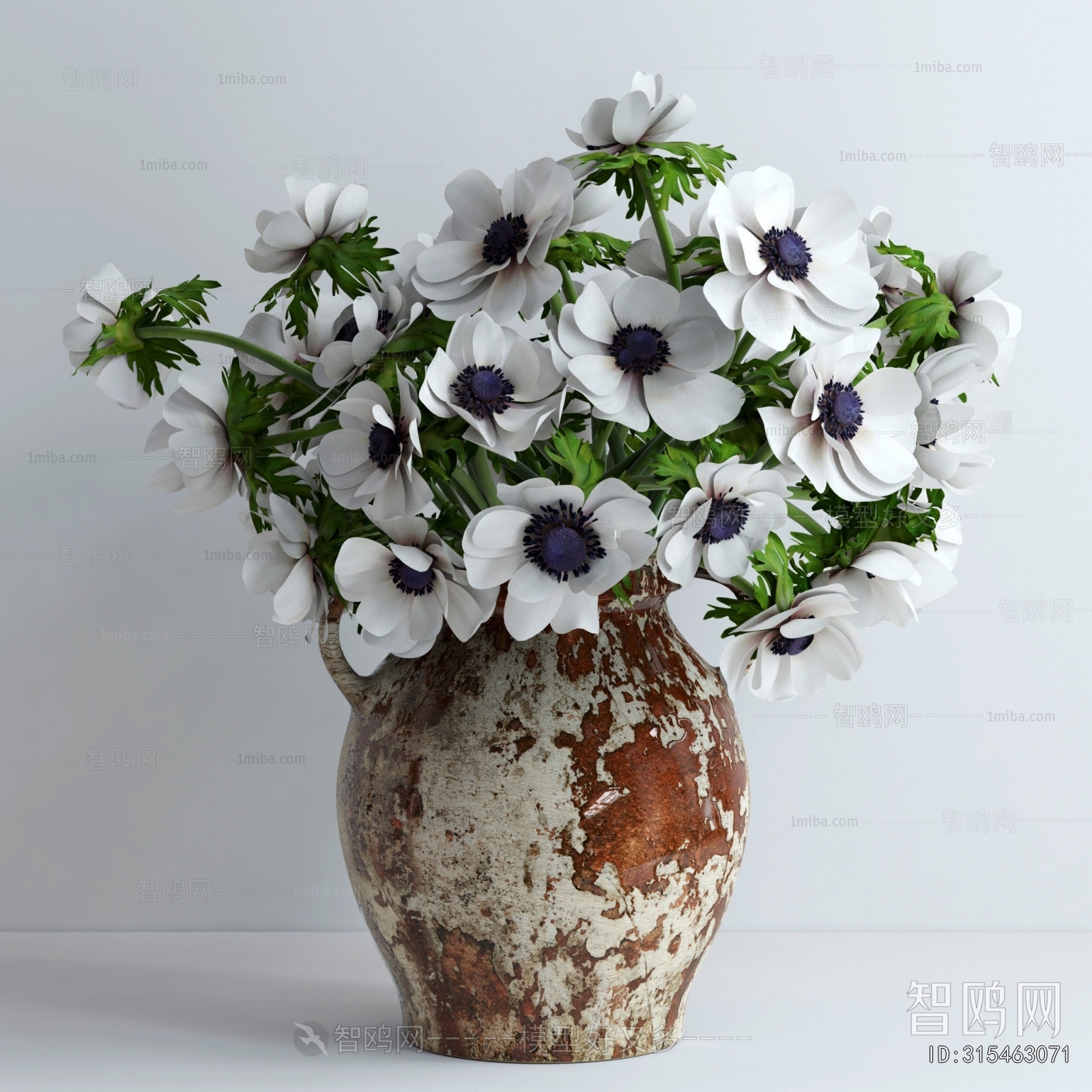 Wabi-sabi Style Flower Arrangement