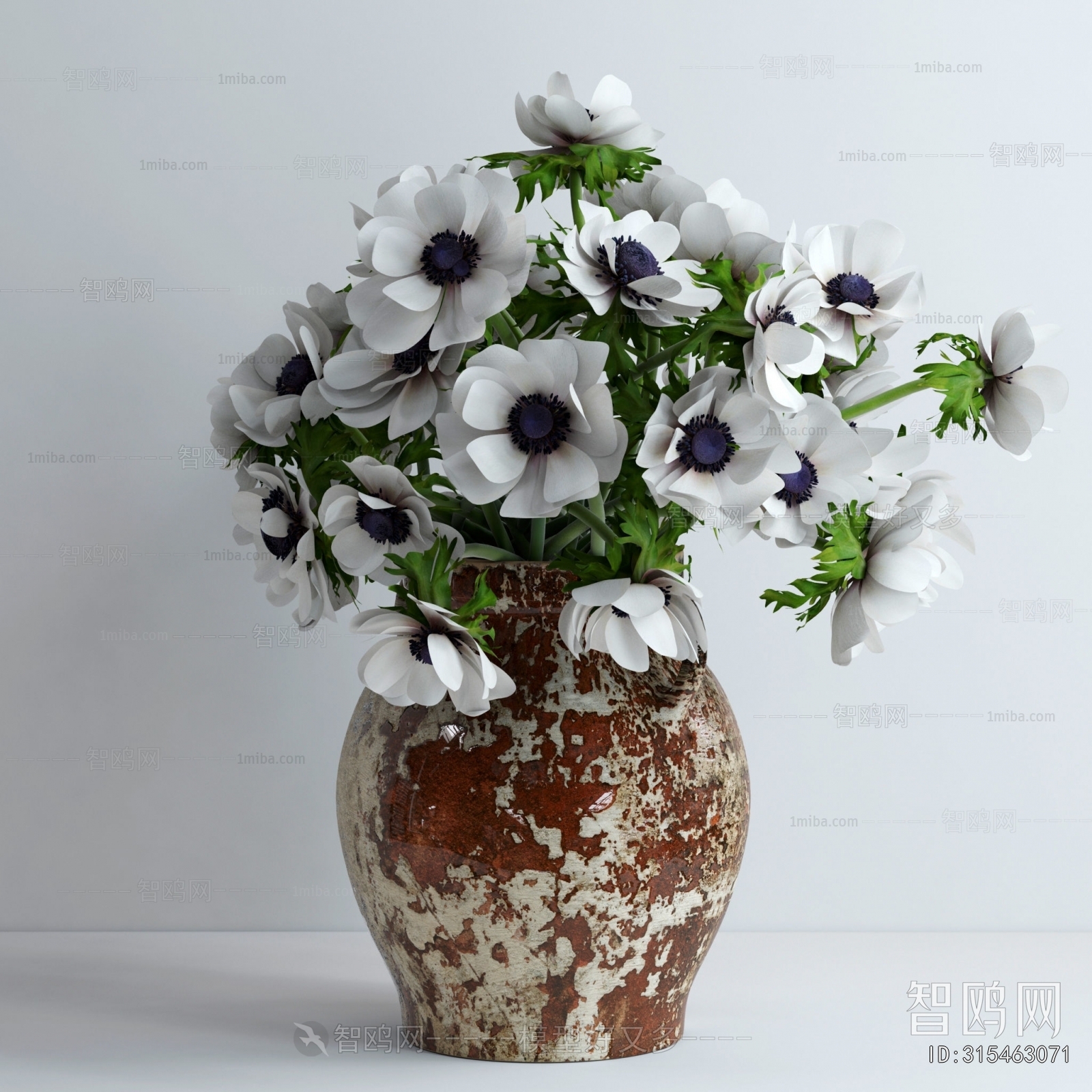 Wabi-sabi Style Flower Arrangement