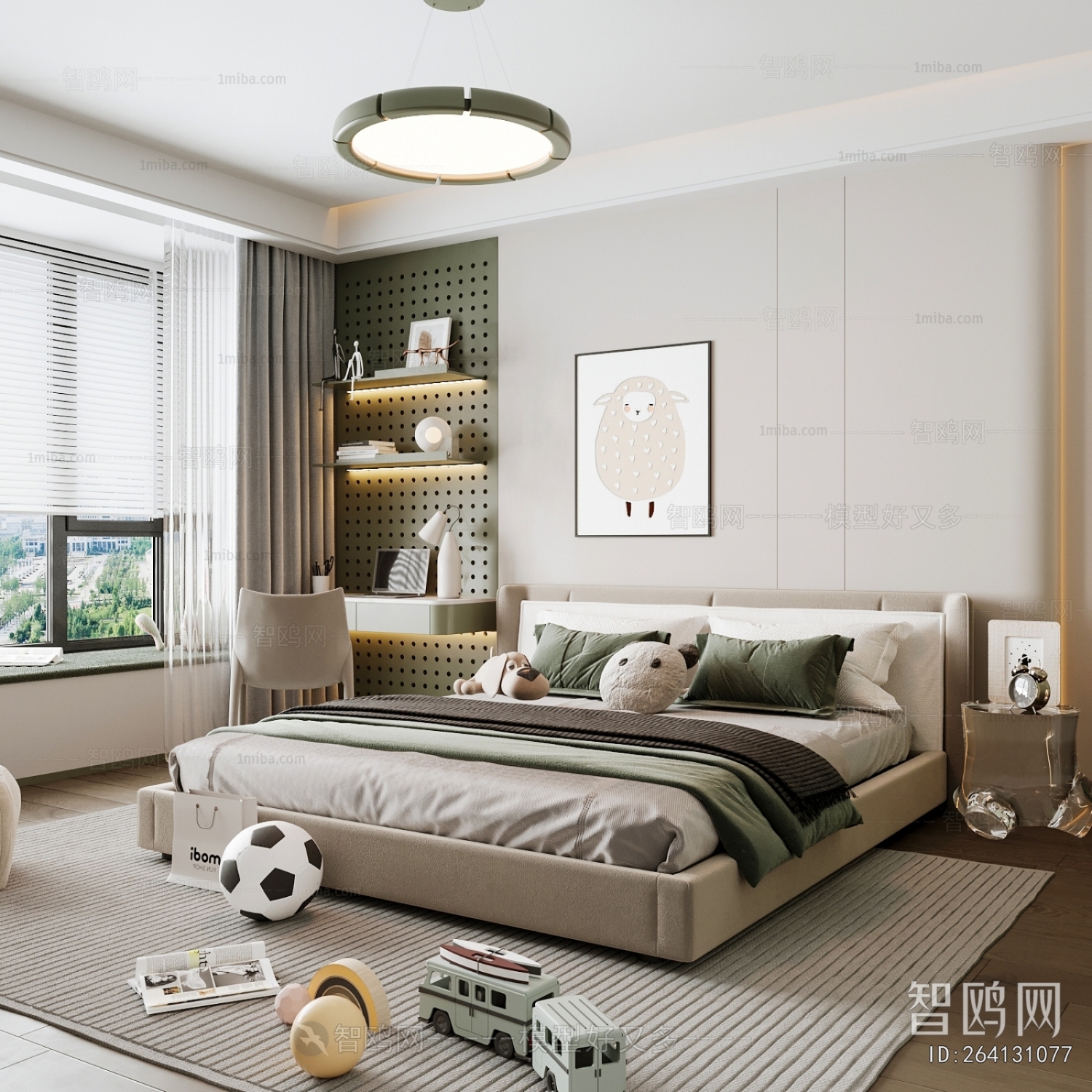 Modern Boy's Room And Son's Room