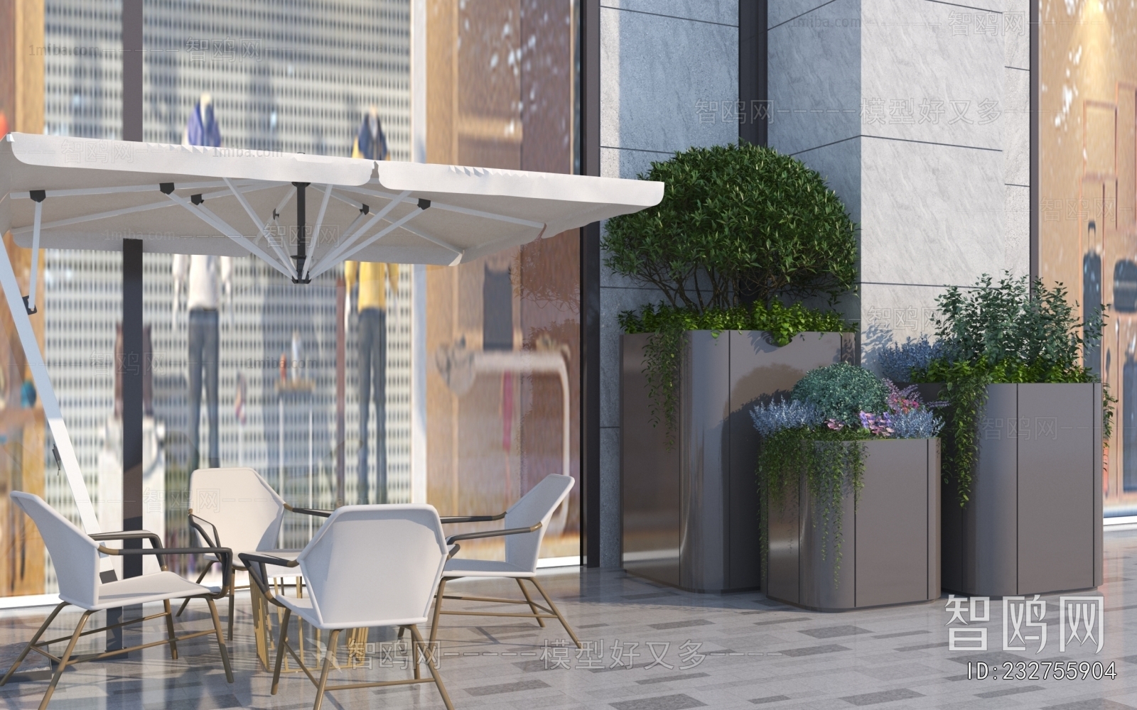 Modern Flower Bed, Flower Bowl, Flower Box