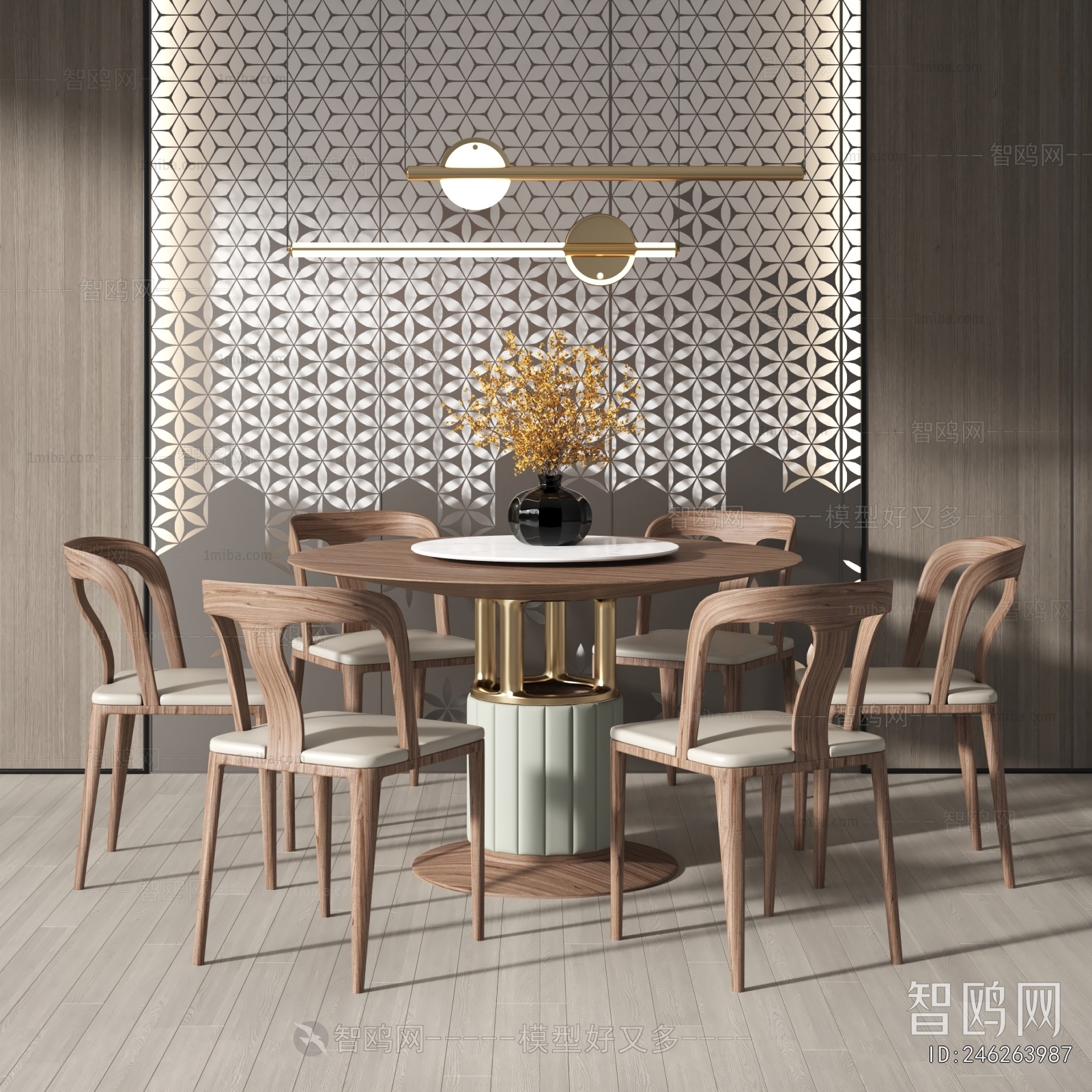 New Chinese Style Dining Table And Chairs