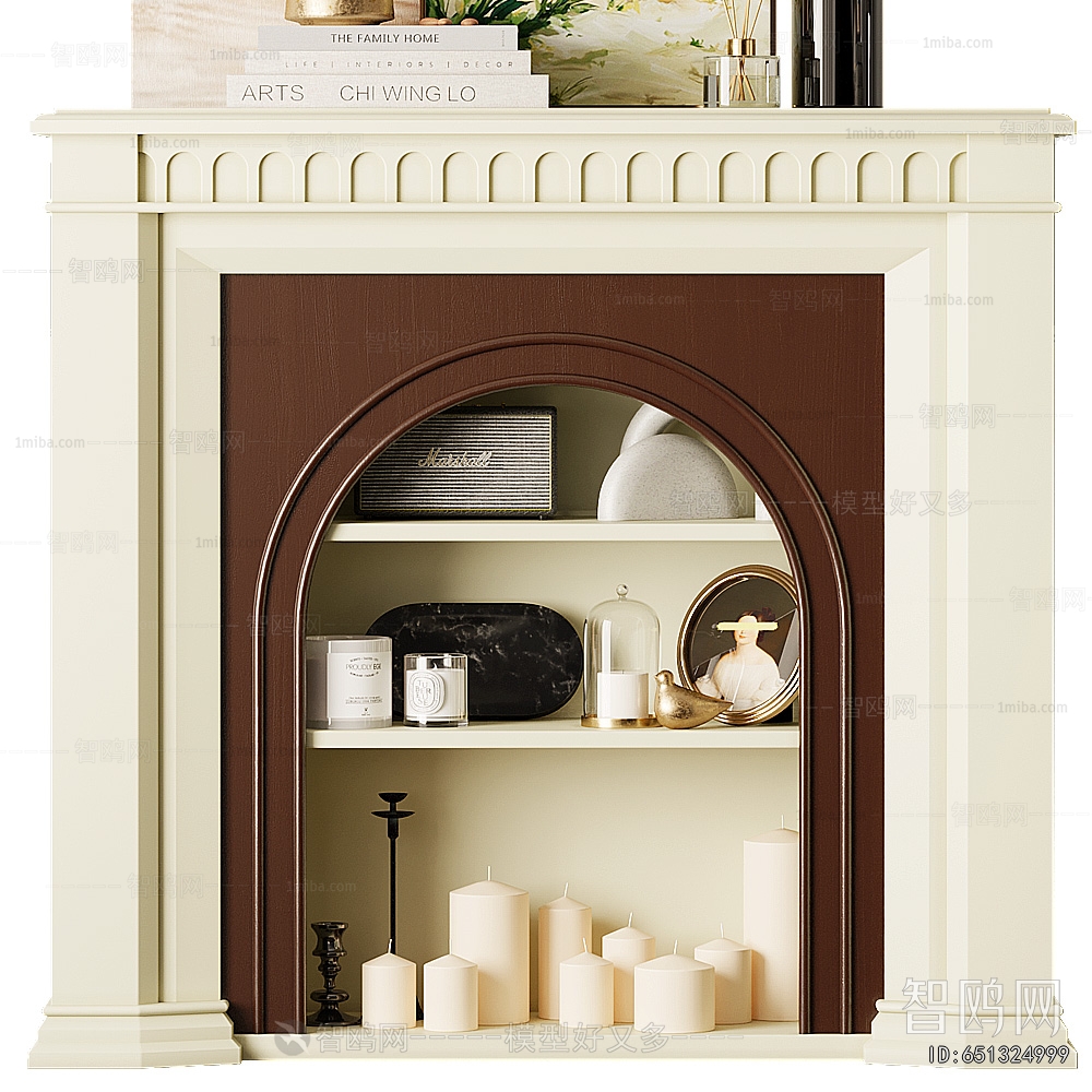 Simple European Style Decorative Cabinet