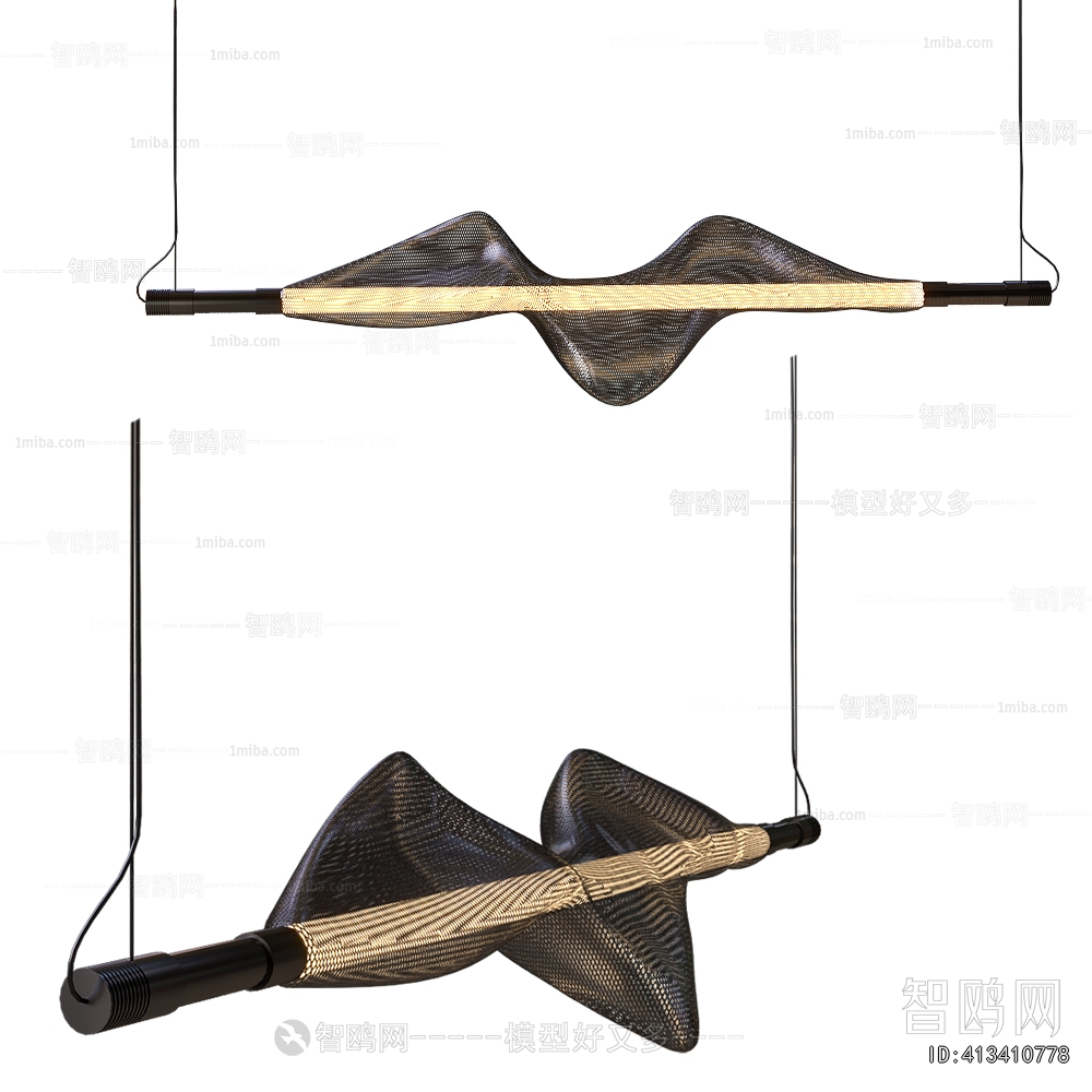 Modern Long Chandelier