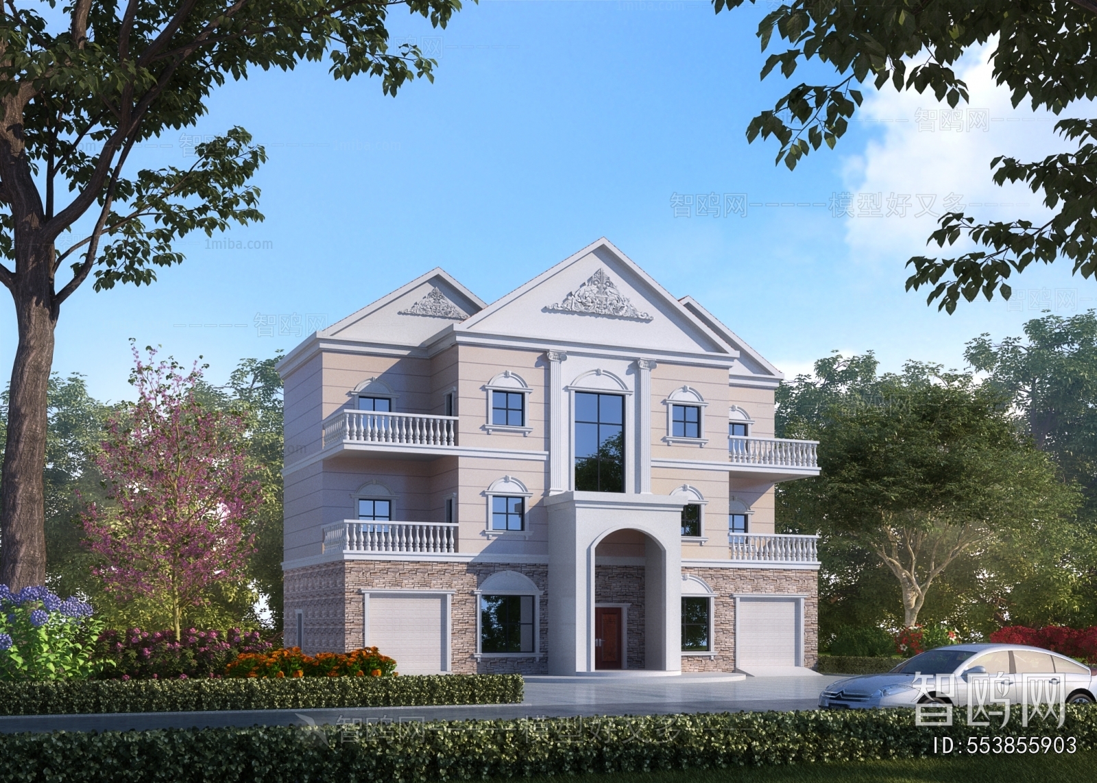 Simple European Style Detached Villa