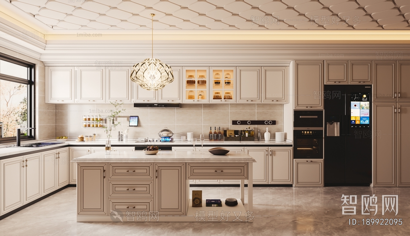 European Style Open Kitchen