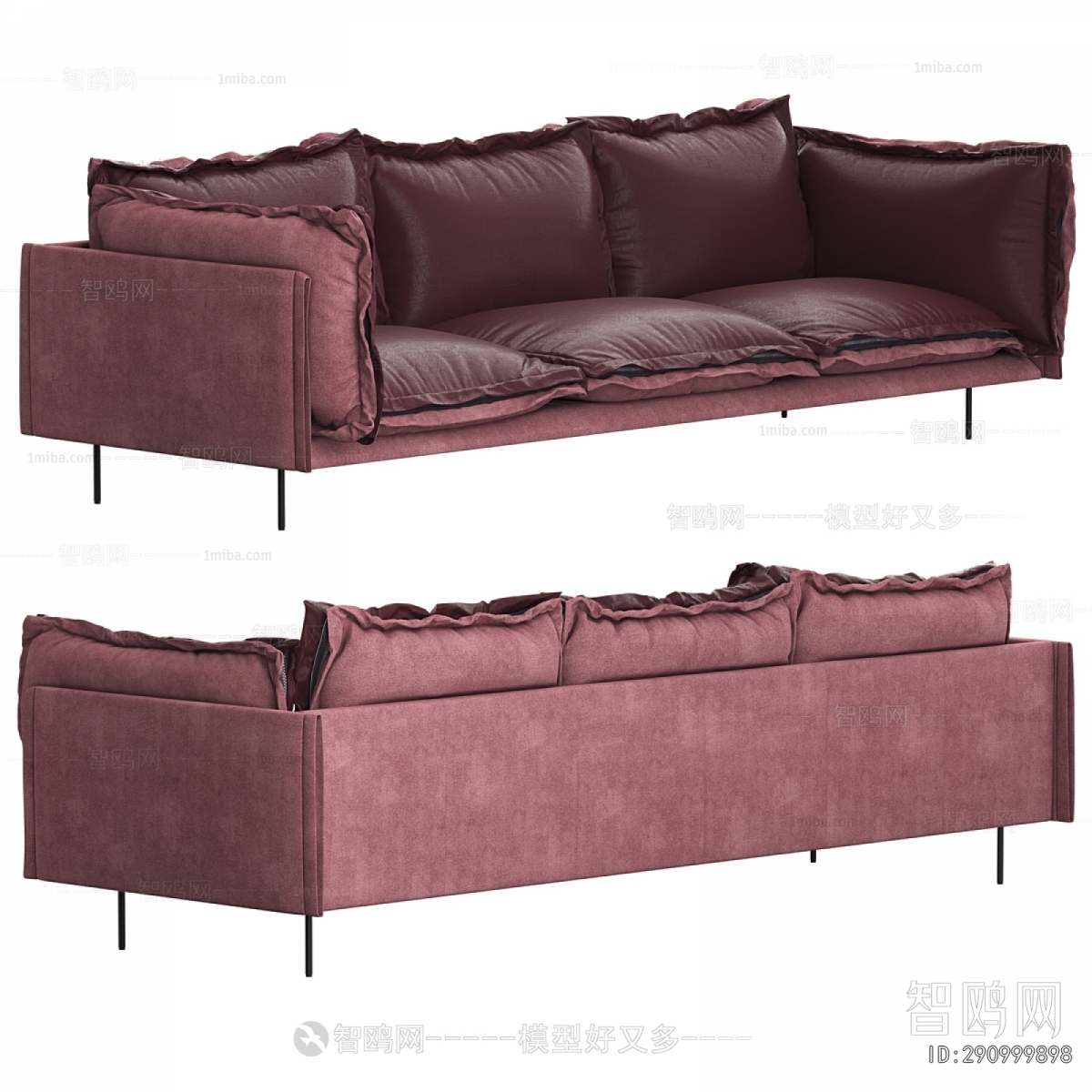 Modern Three-seat Sofa