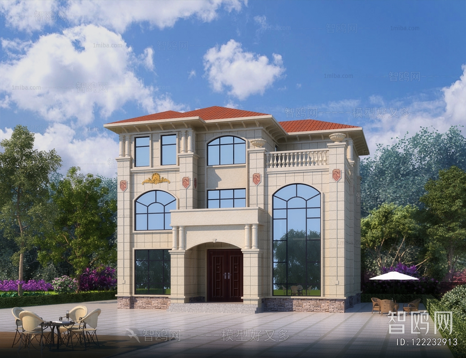 Simple European Style Detached Villa