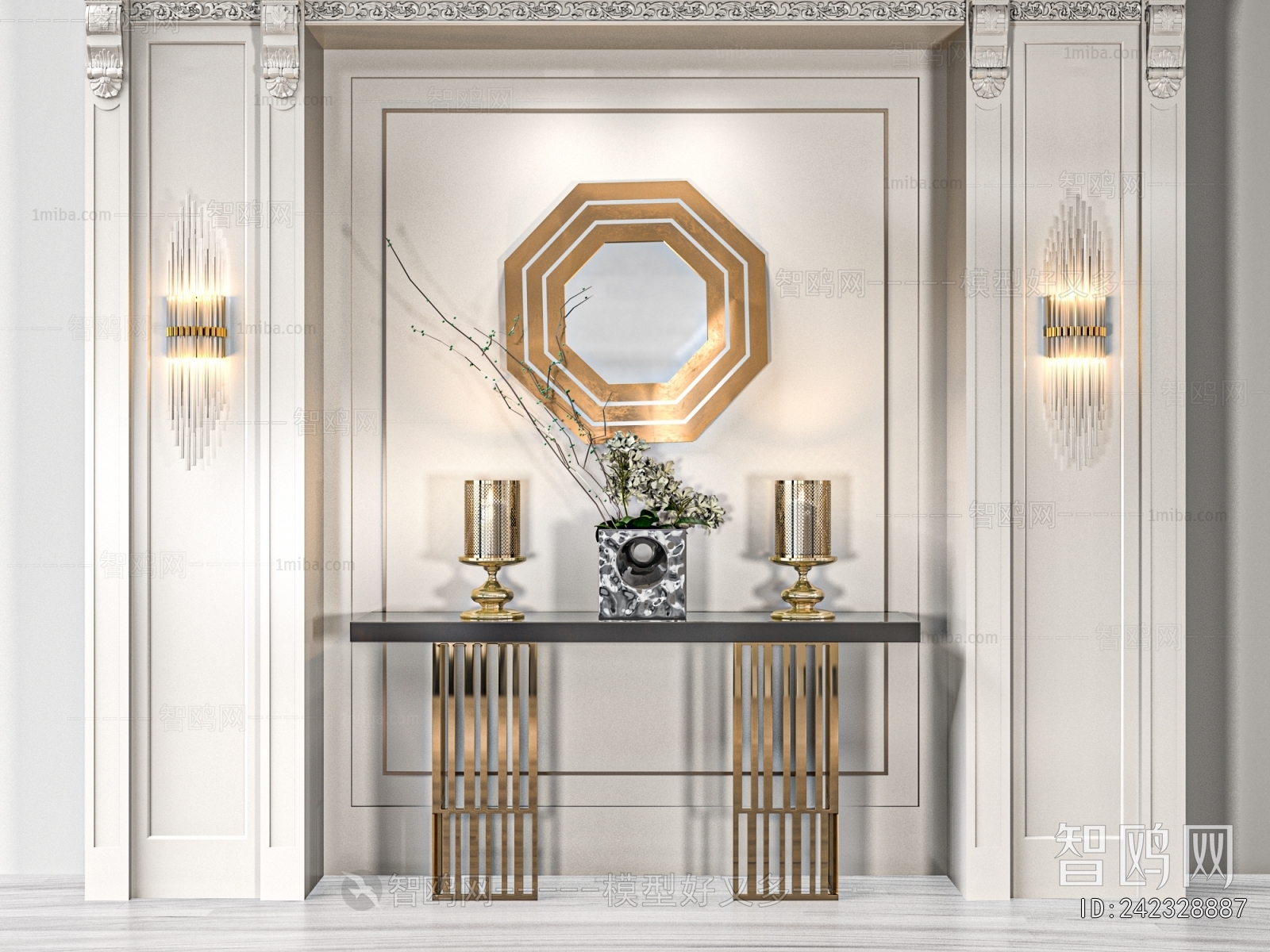 Simple European Style Console