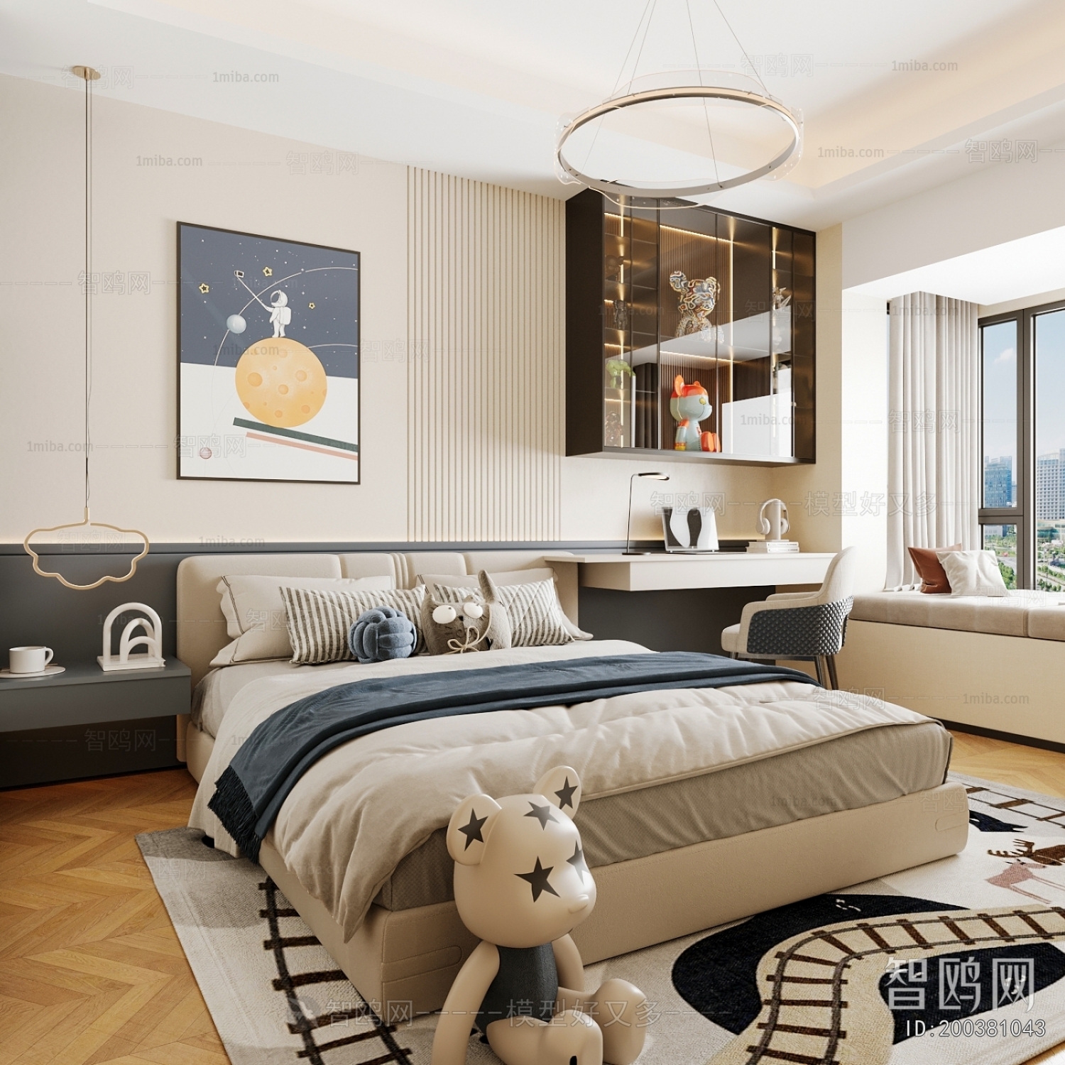 Modern Boy's Room And Son's Room