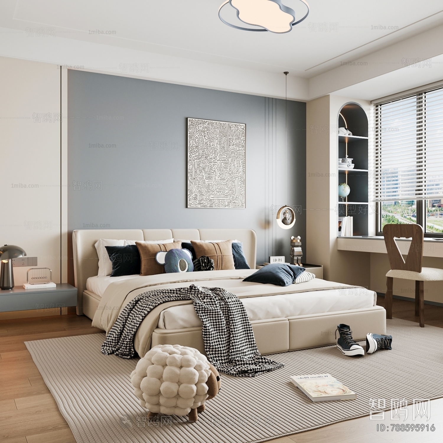 Modern Boy's Room And Son's Room