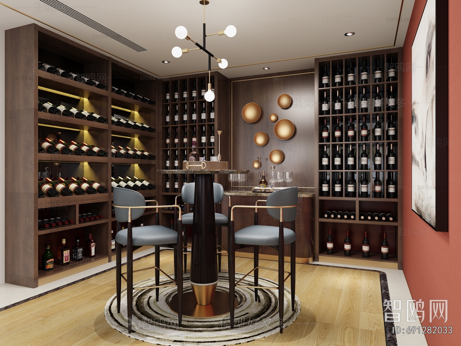 Modern Wine Cellar/Wine Tasting Room