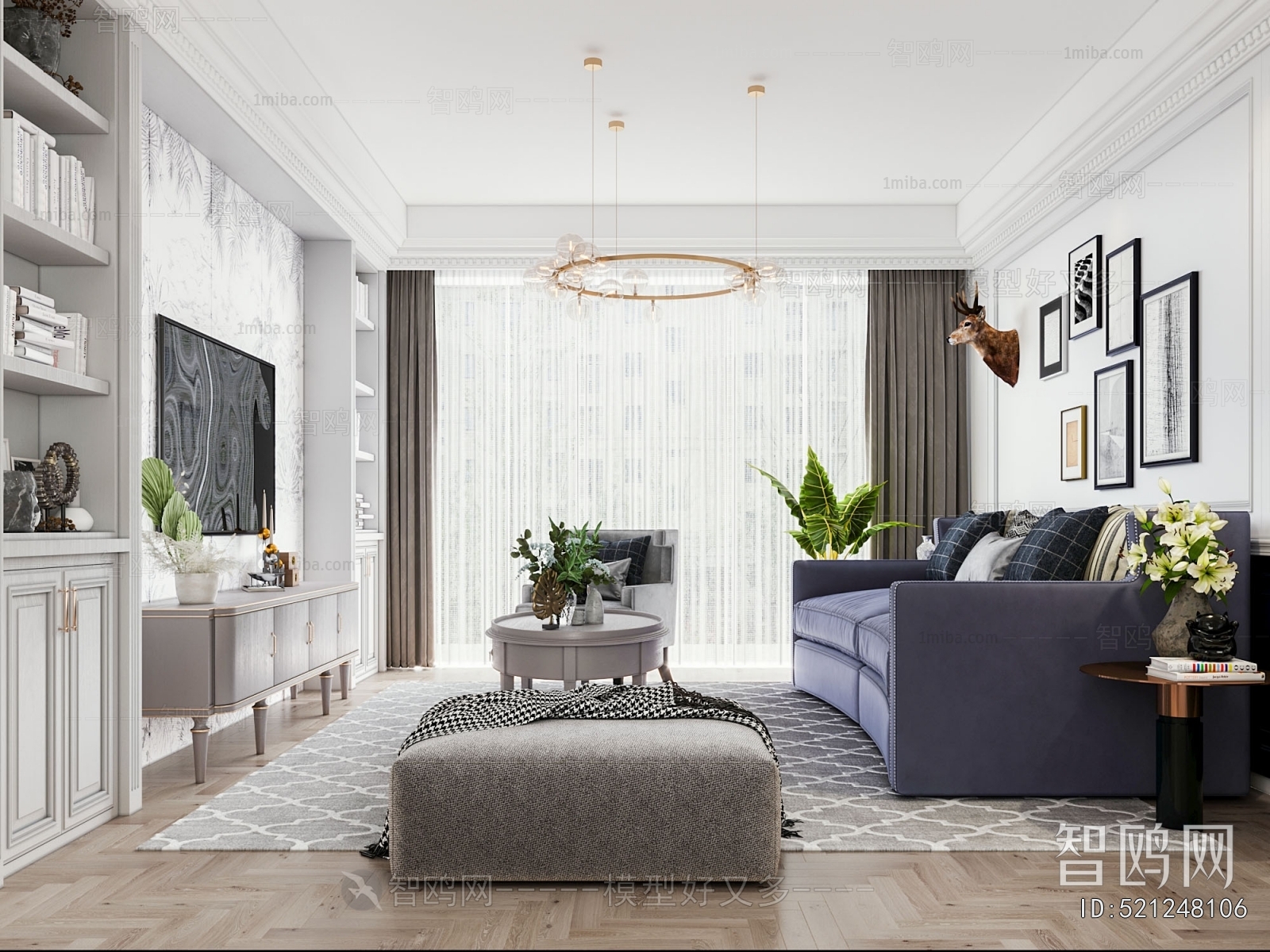 American Style A Living Room