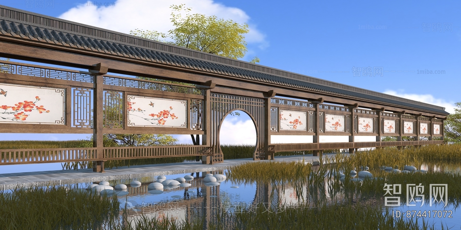 Chinese Style Gallery Frame