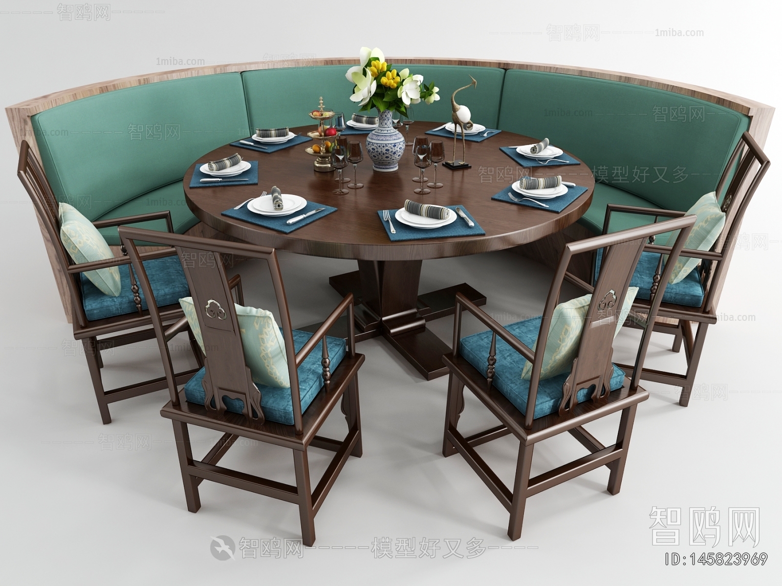 New Chinese Style Dining Table And Chairs