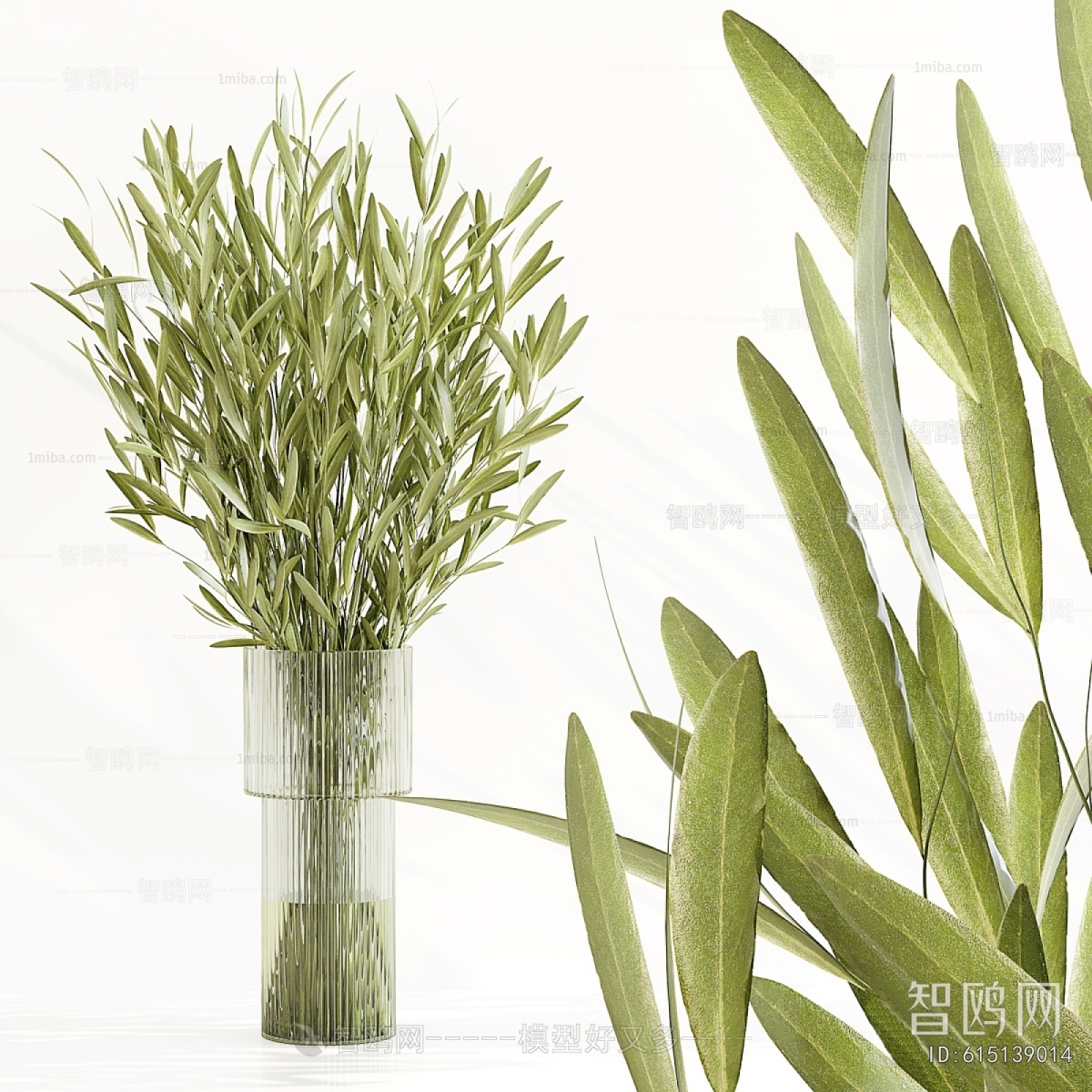 Modern Aquatic Green Plant