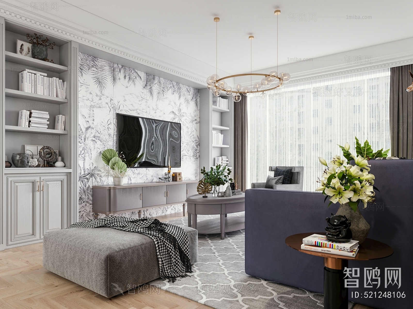 American Style A Living Room