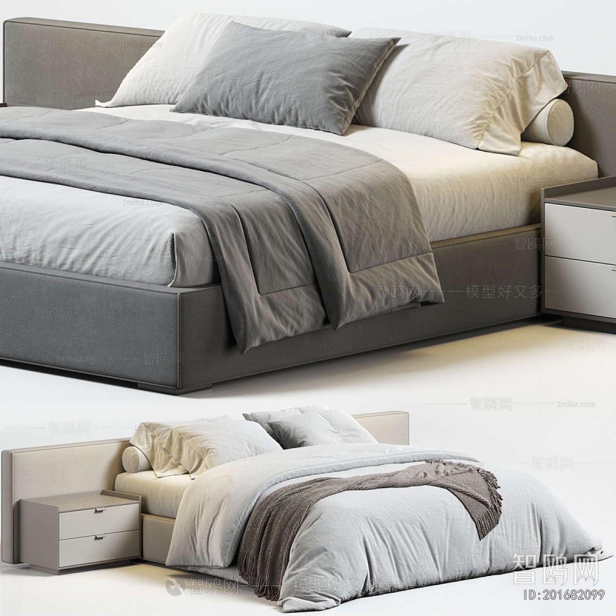 Modern Double Bed