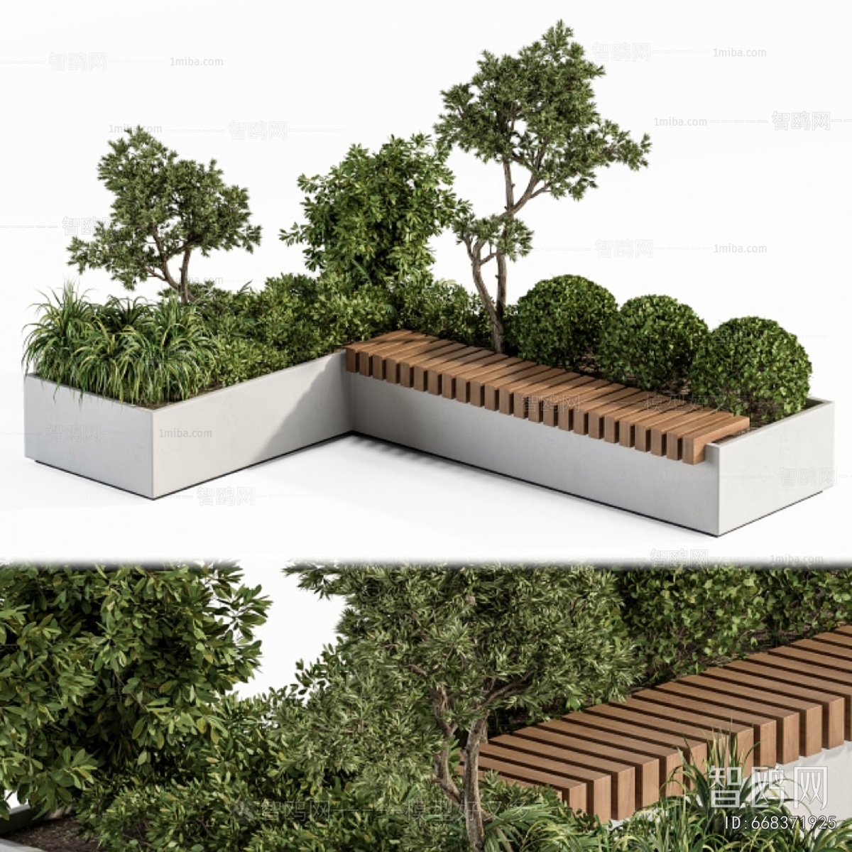 Modern Flower Bed, Flower Bowl, Flower Box