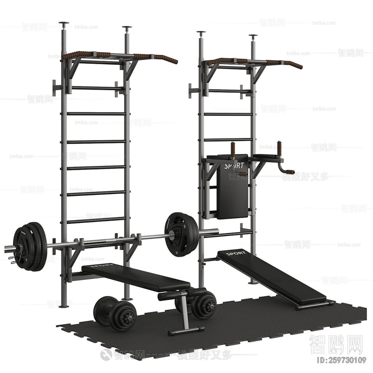 Modern Fitness Equipment