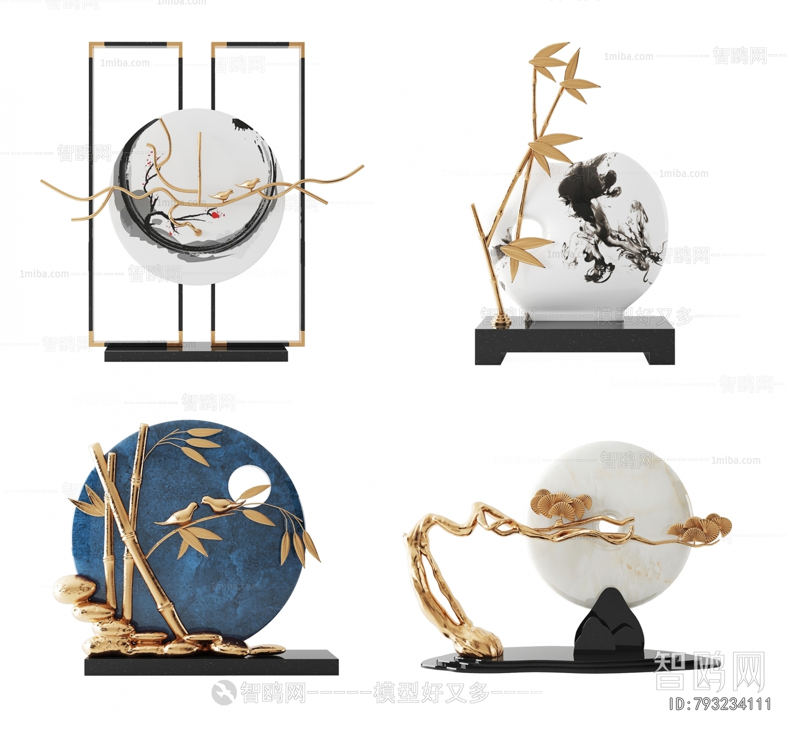 New Chinese Style Decorative Set