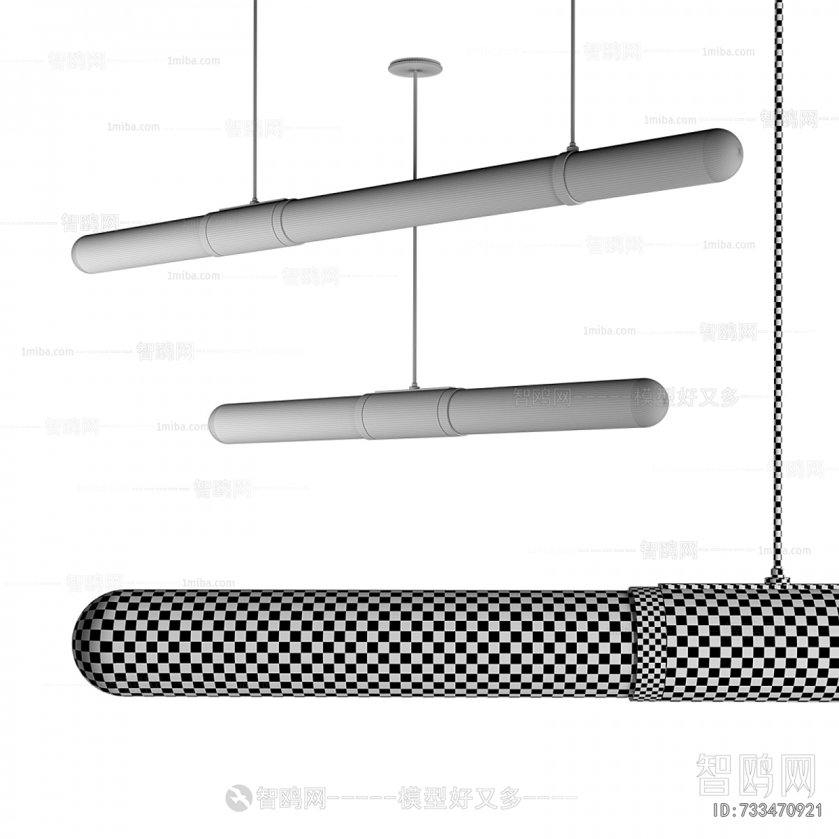 Modern Long Chandelier