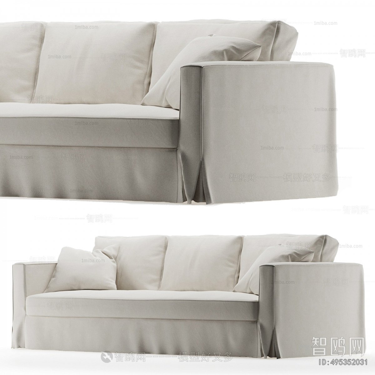 Modern Three-seat Sofa