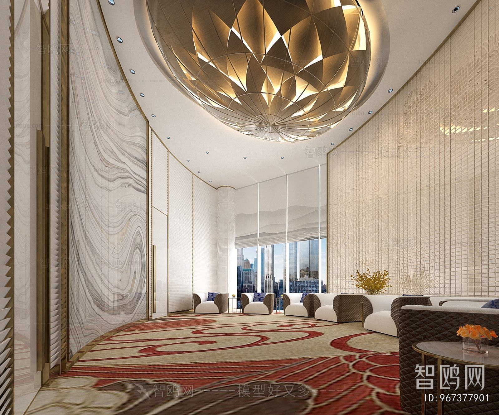 New Chinese Style Reception Room