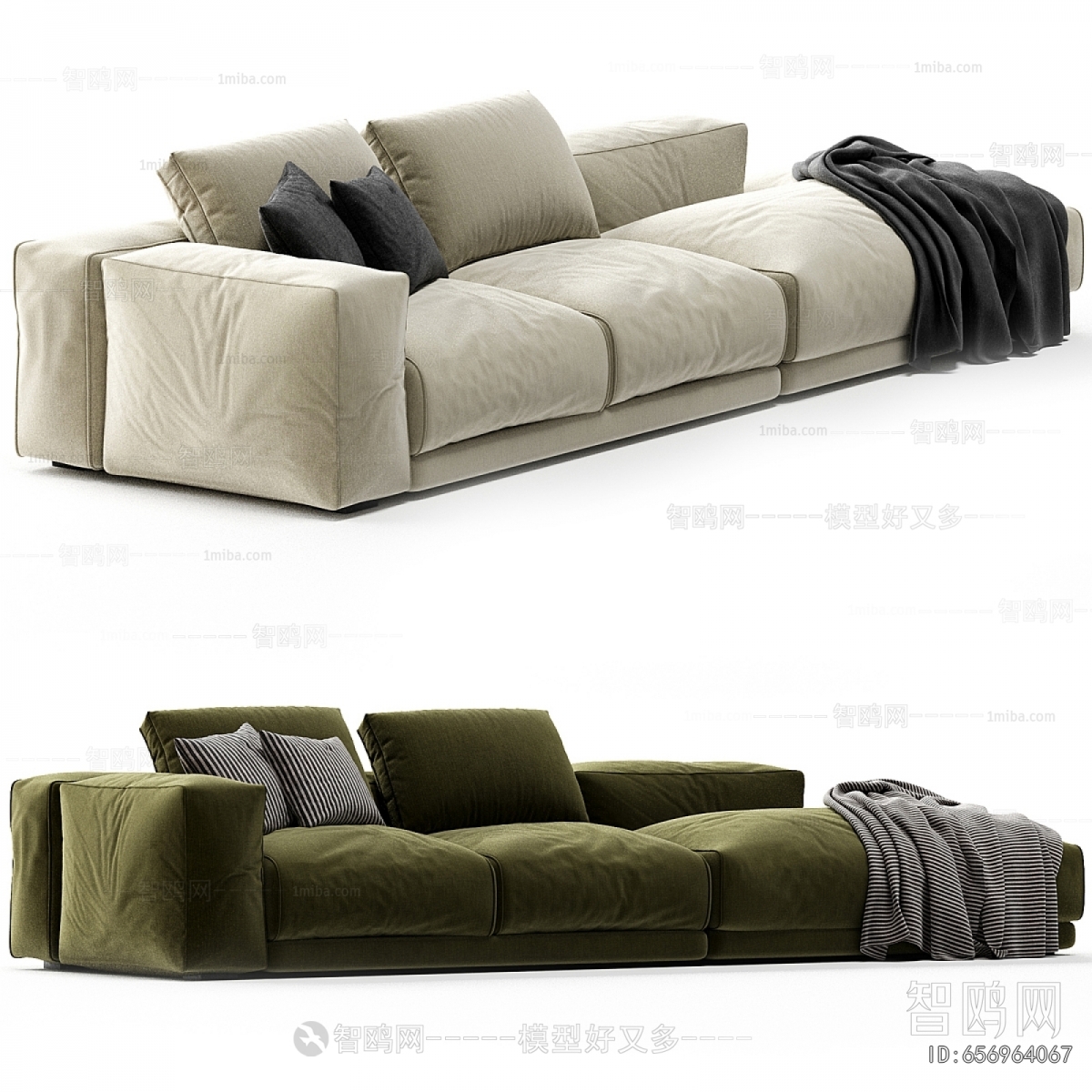Modern Multi Person Sofa