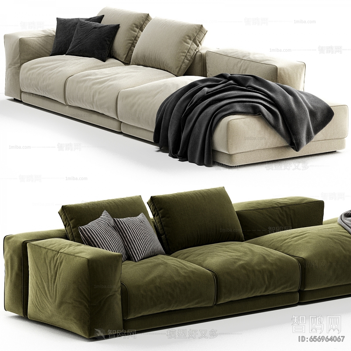 Modern Multi Person Sofa