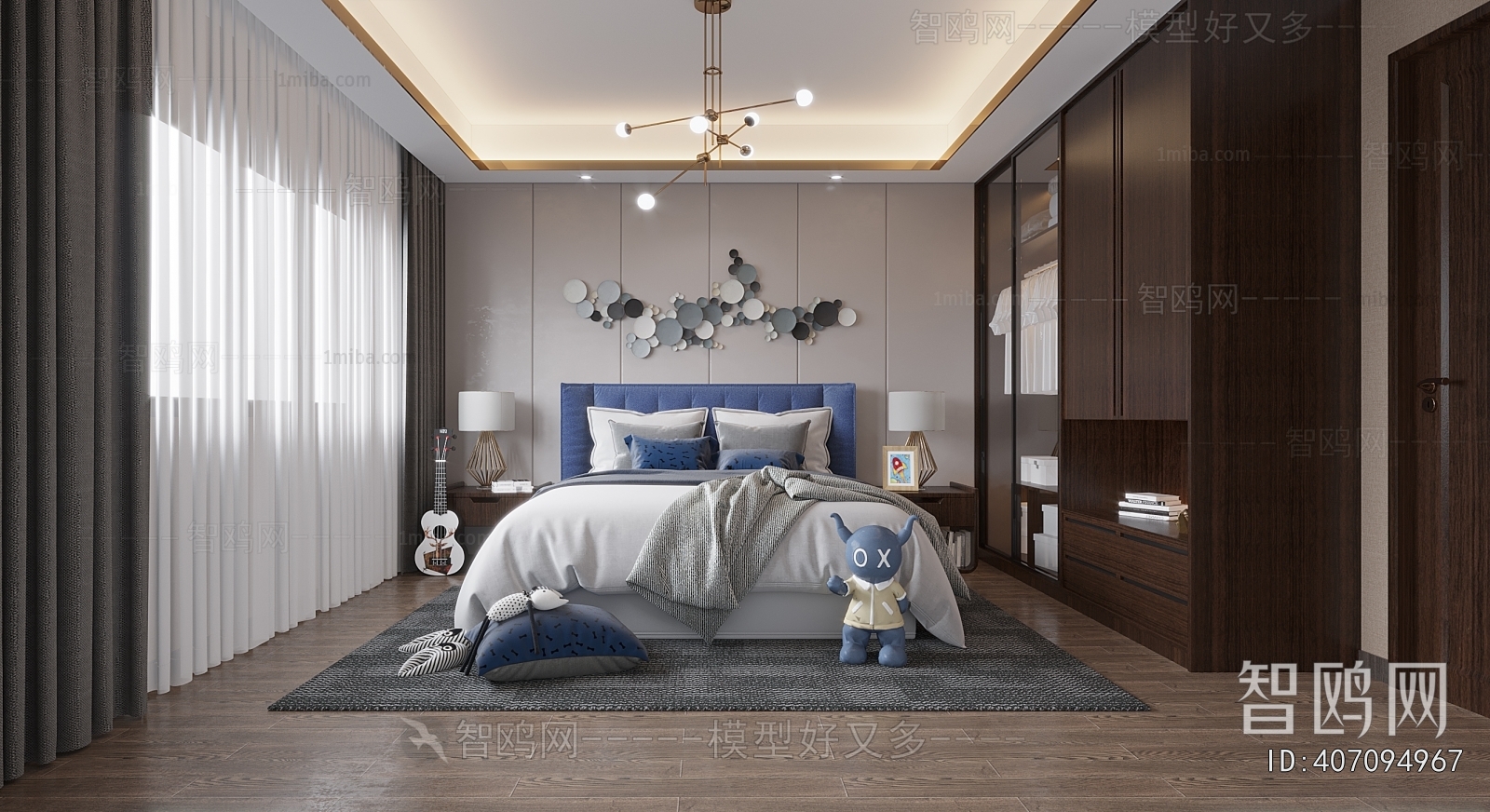 Modern Boy's Room And Son's Room