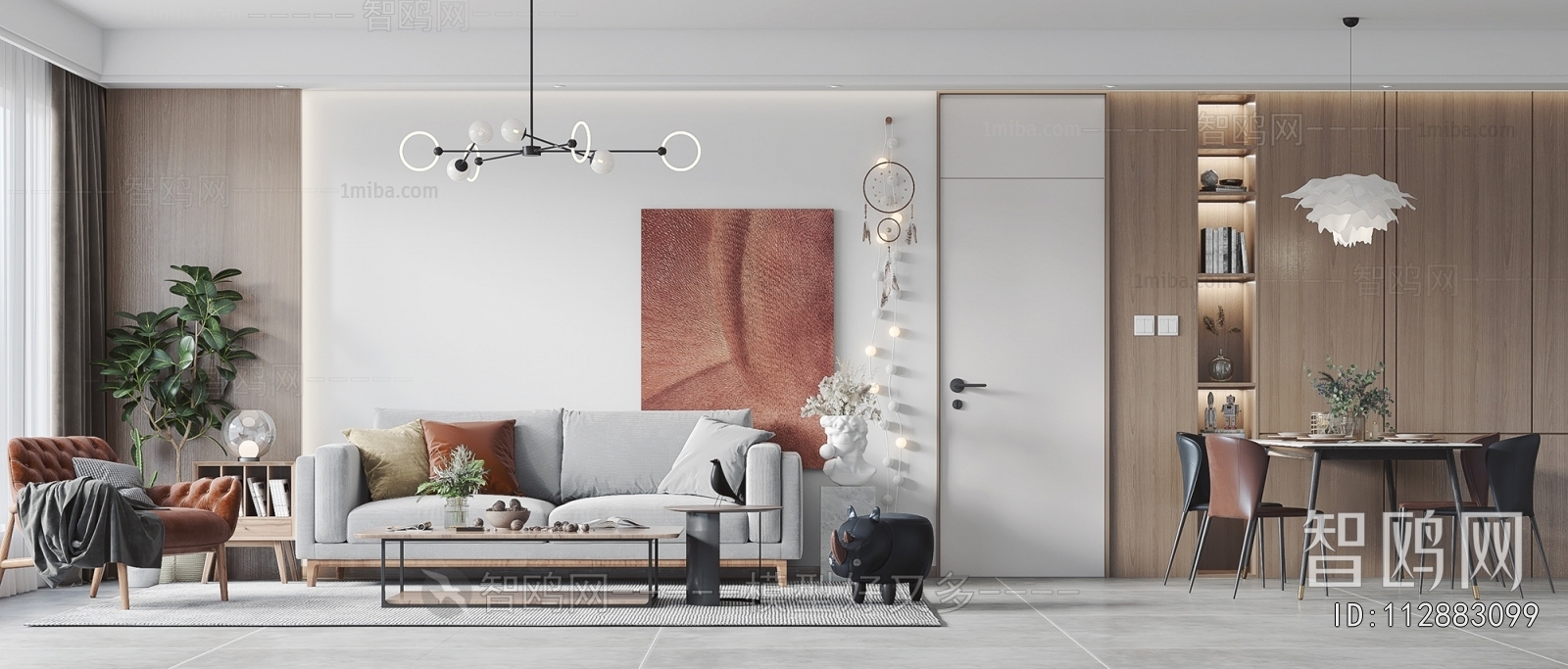 Nordic Style A Living Room