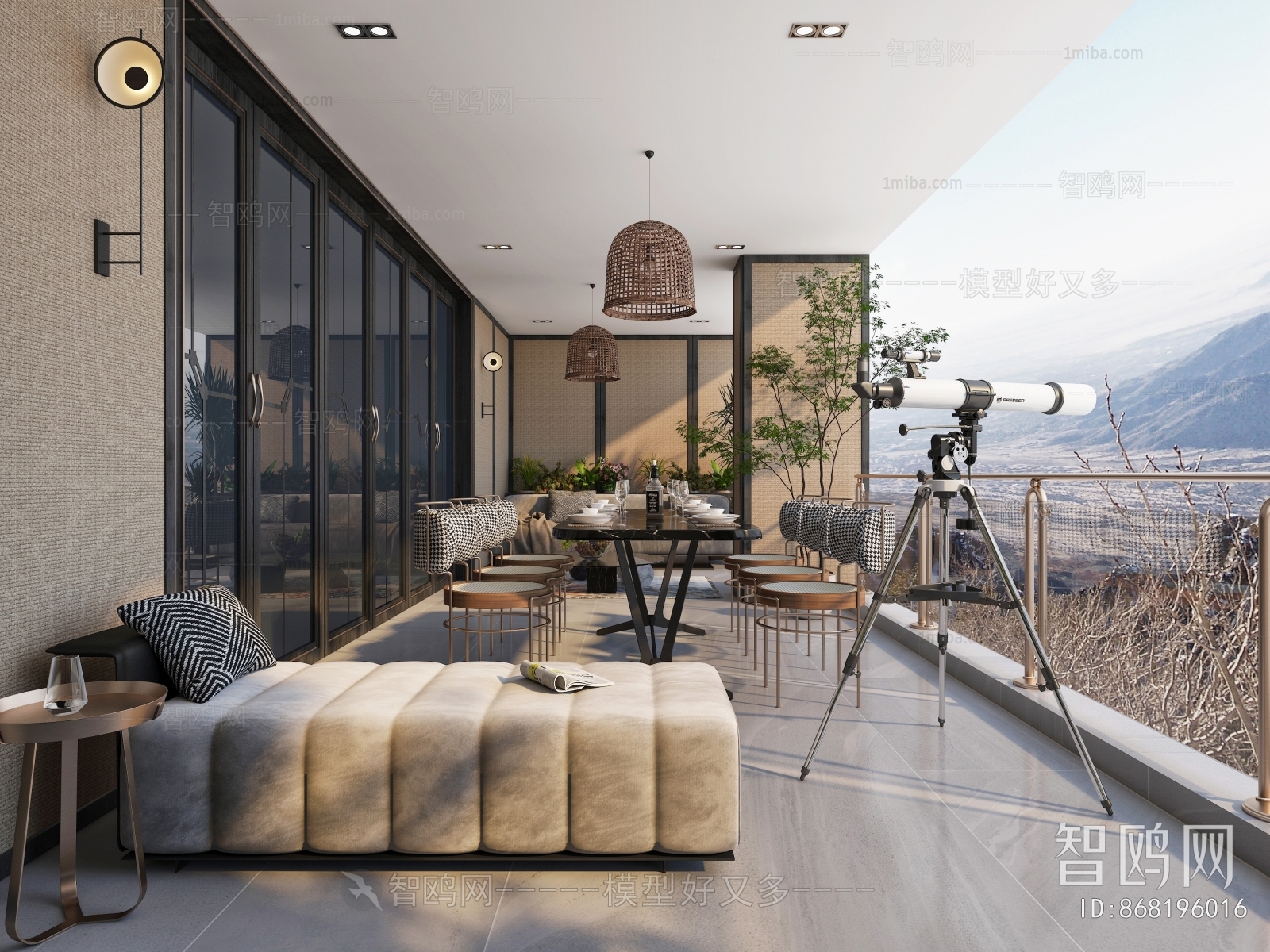 Modern Leisure Balcony