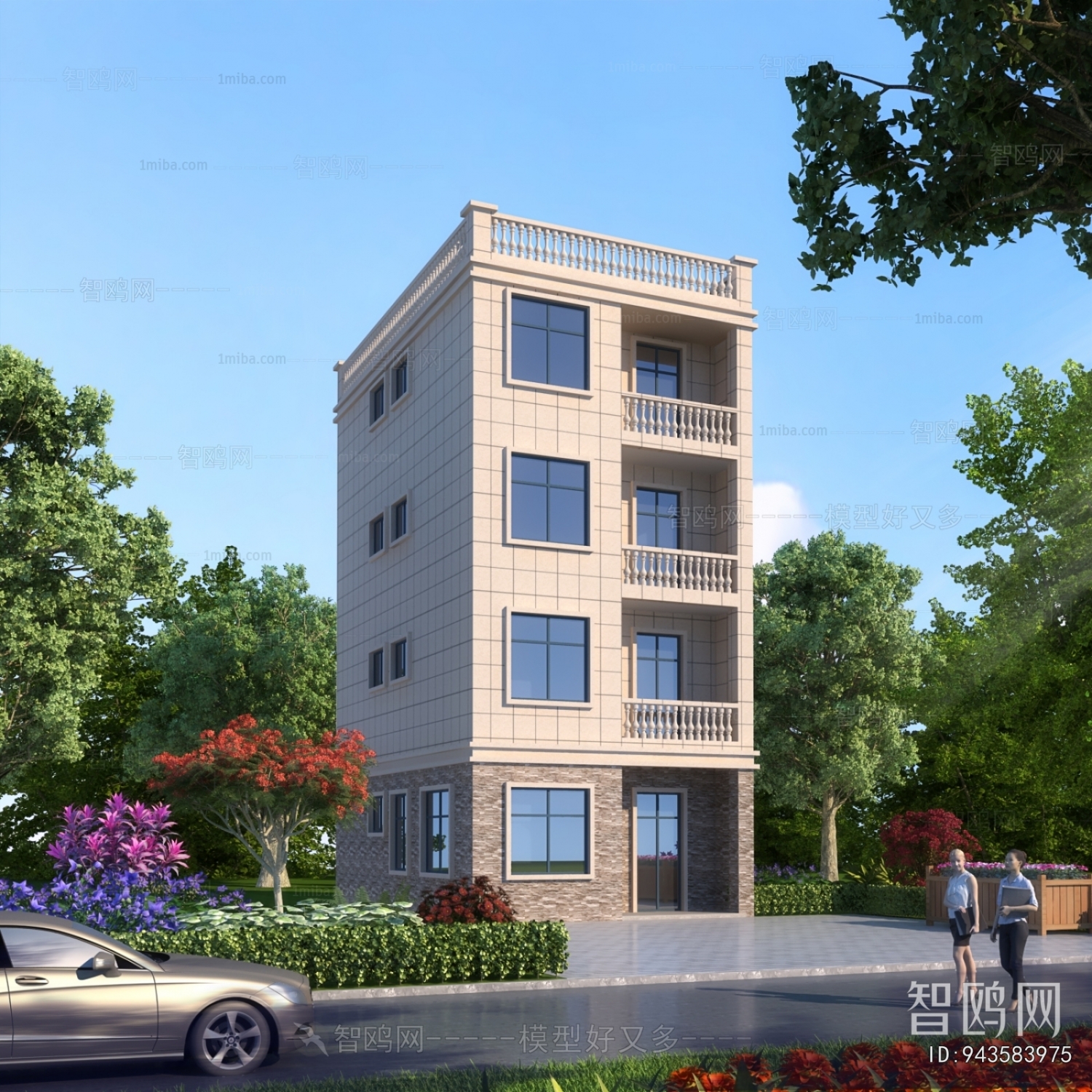 Simple European Style Detached Villa