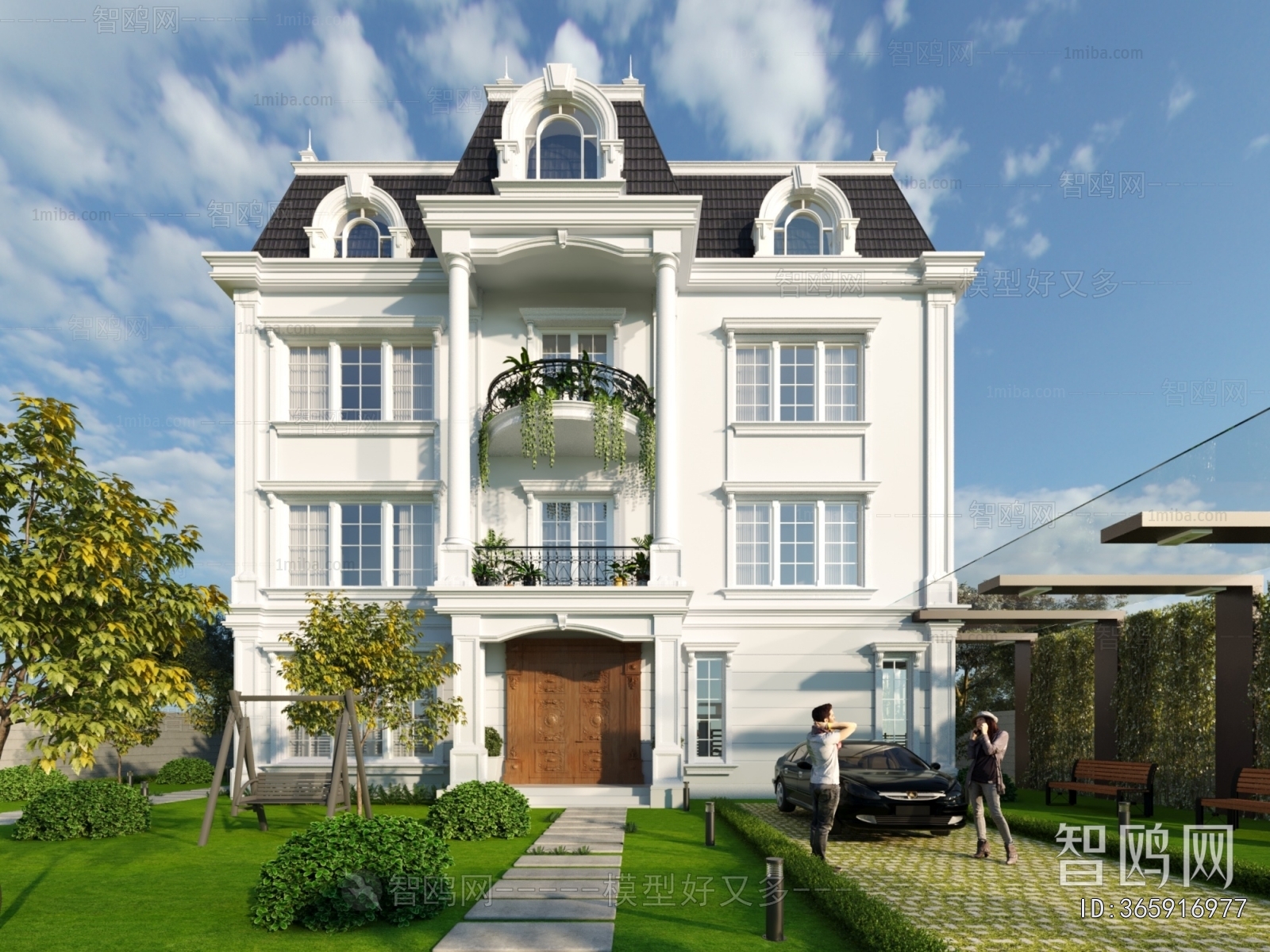 Simple European Style Detached Villa