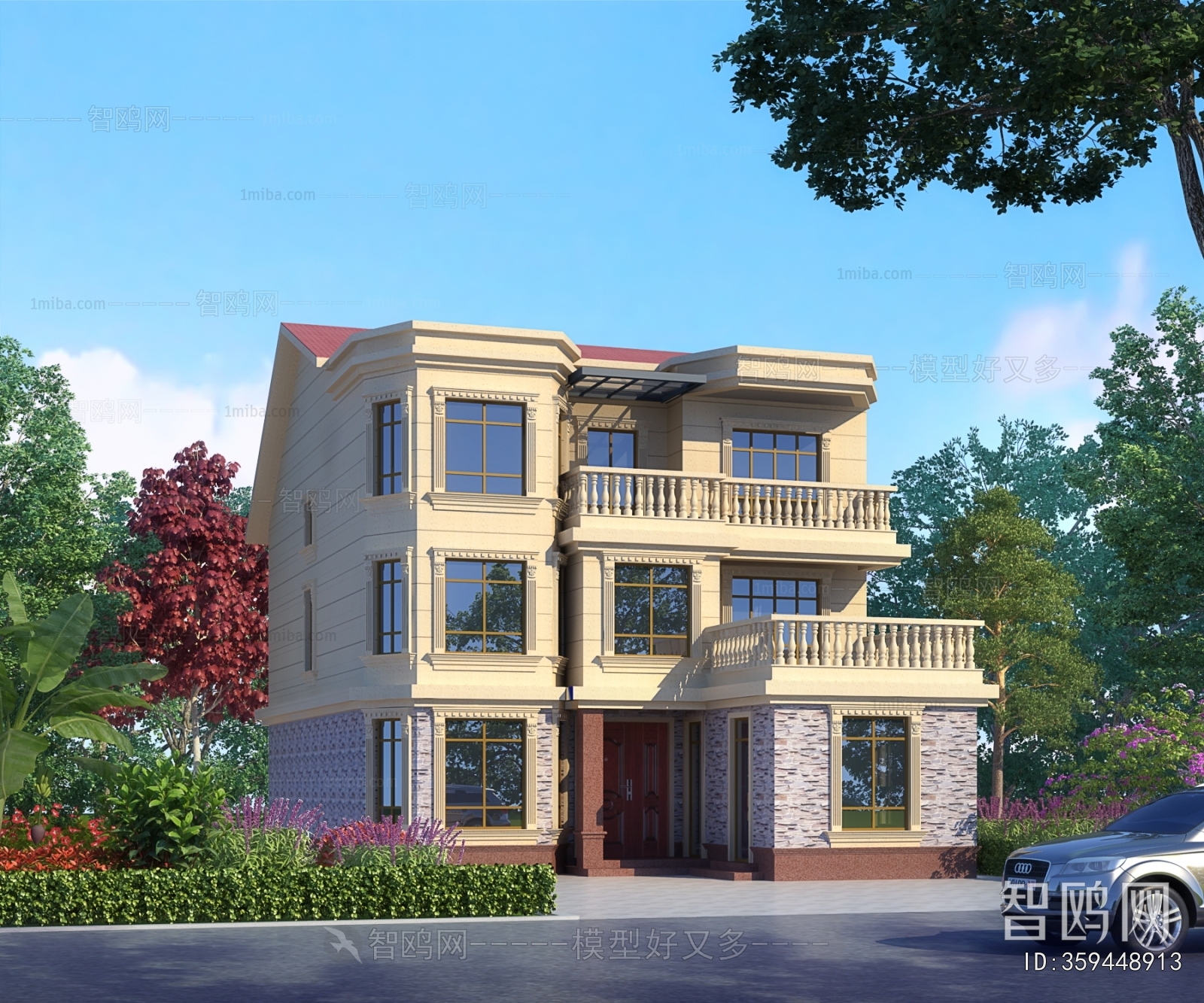 Simple European Style Detached Villa