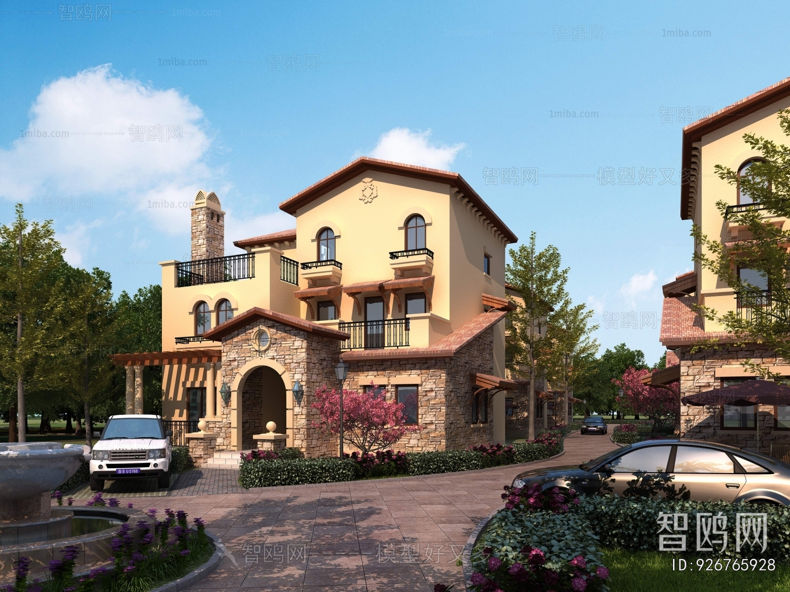 European Style Villa Appearance