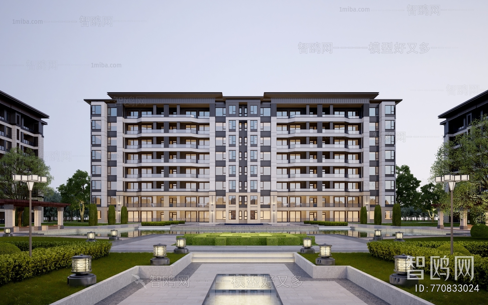 New Chinese Style Residential Building