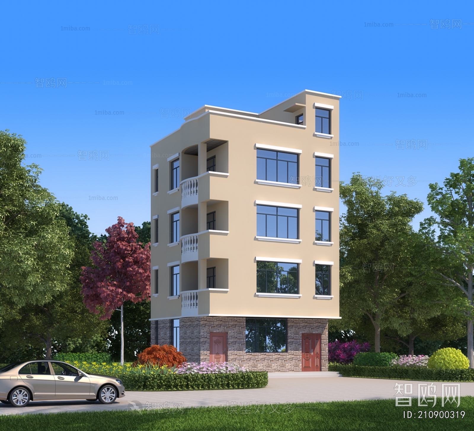 Simple European Style Detached Villa