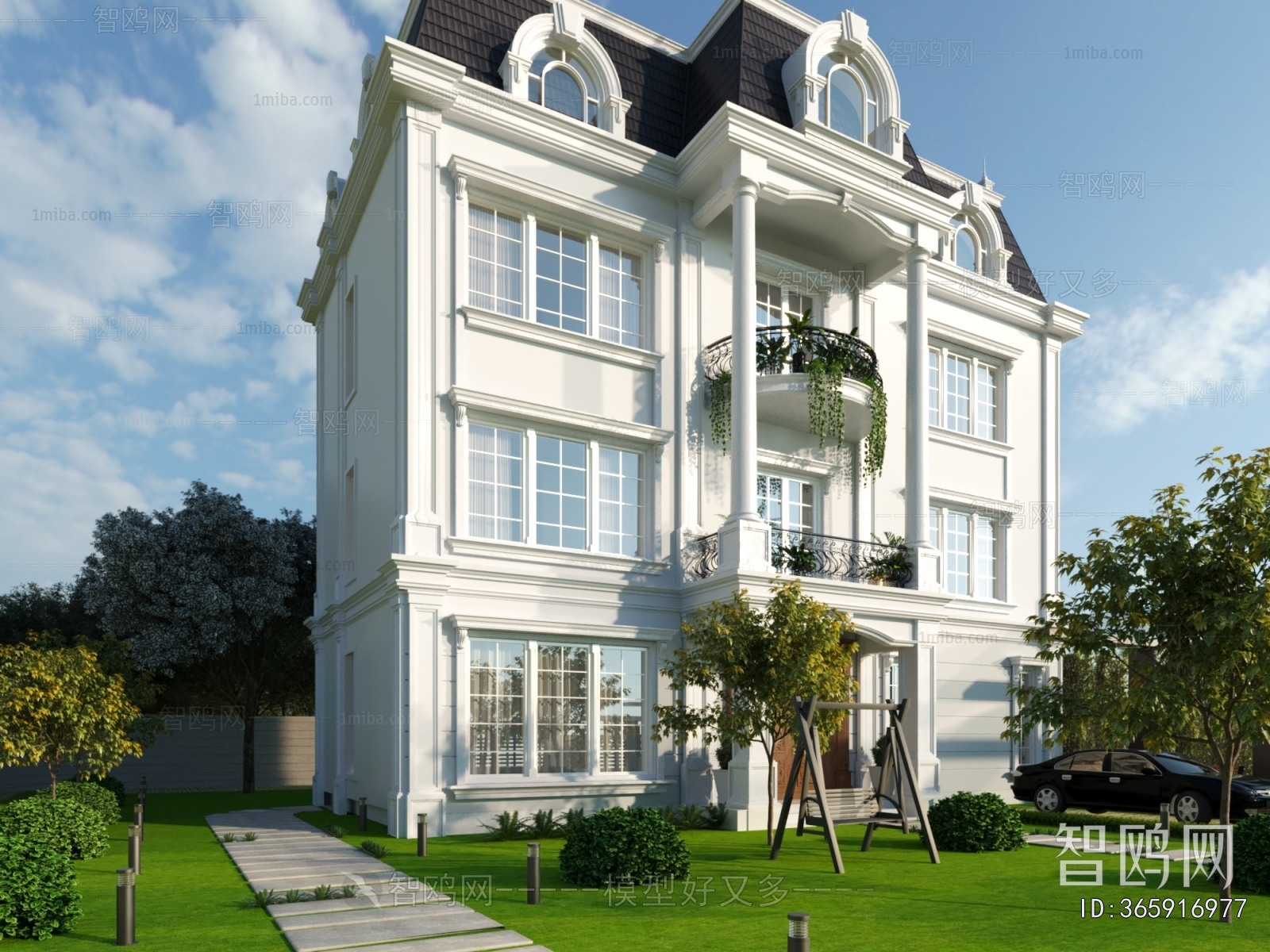 Simple European Style Detached Villa