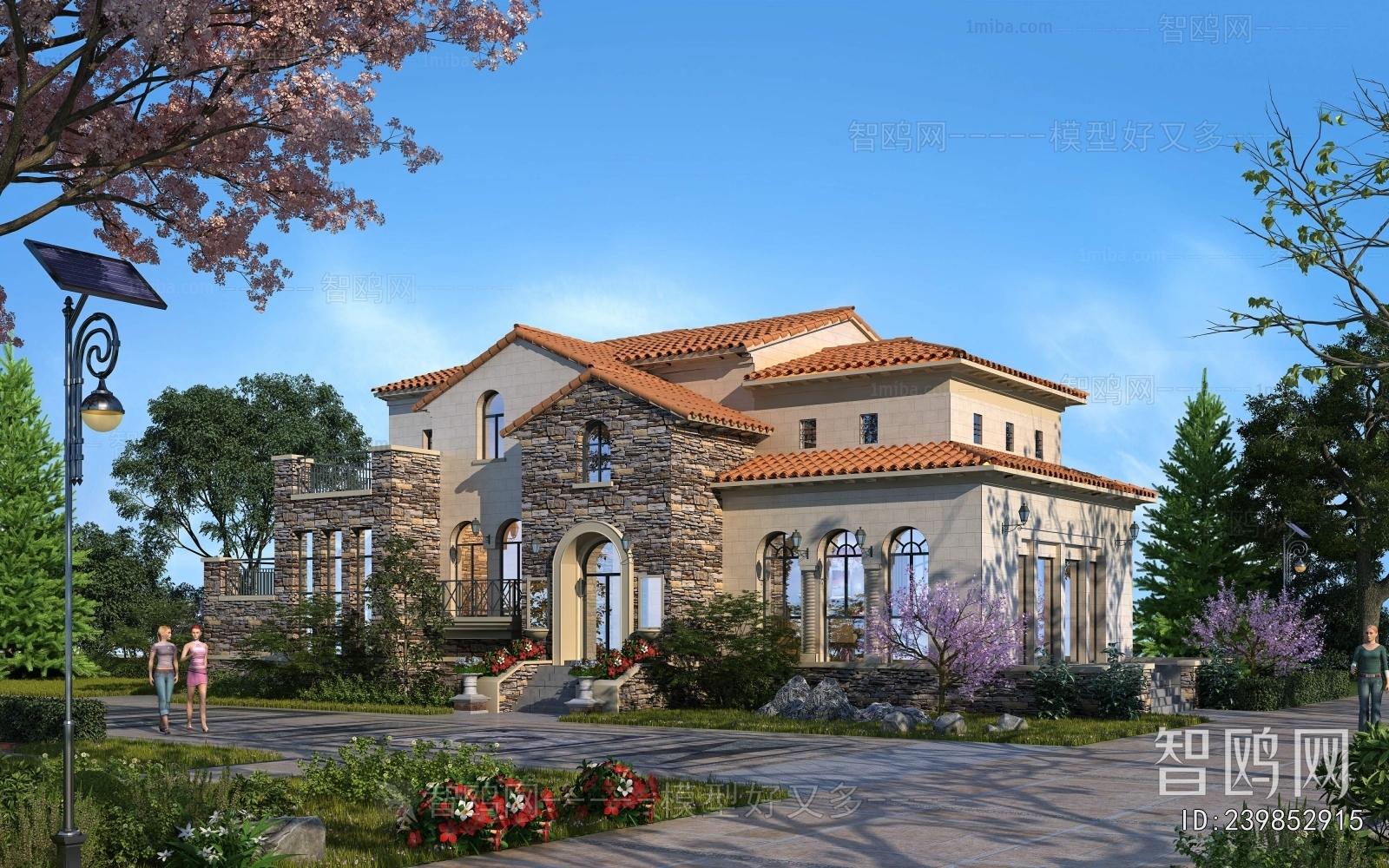 Simple European Style Detached Villa