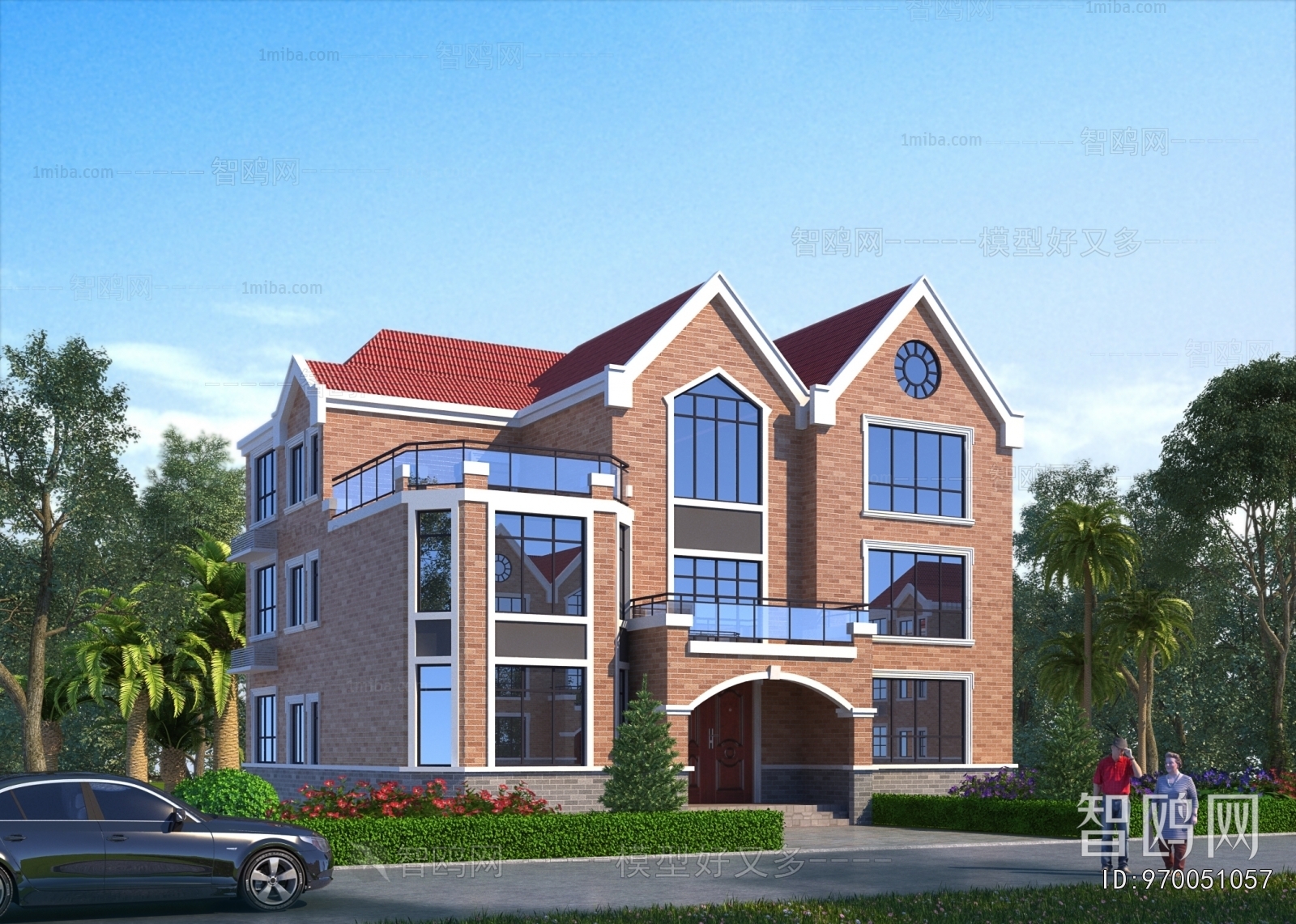 Simple European Style Detached Villa