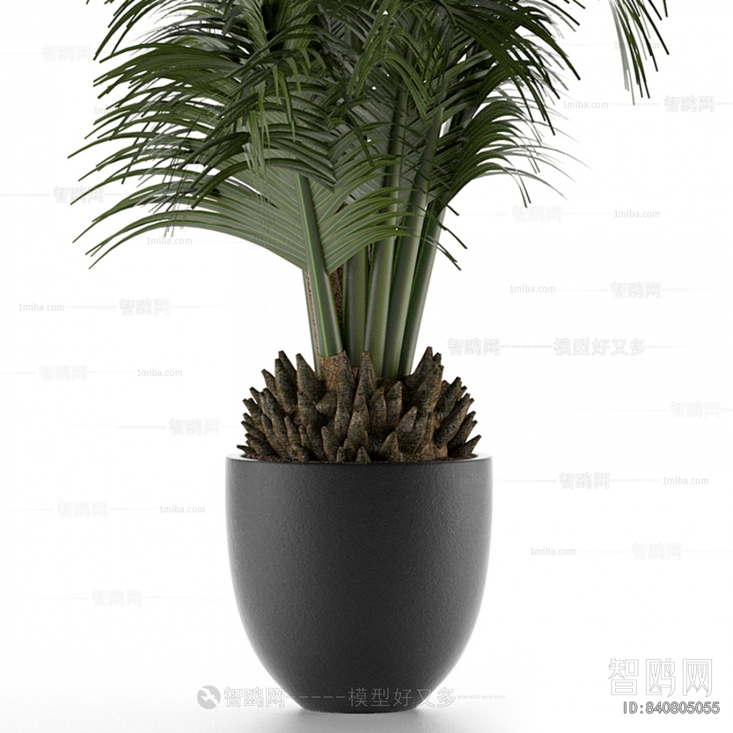 Modern Ground Green Plant Potted Plants